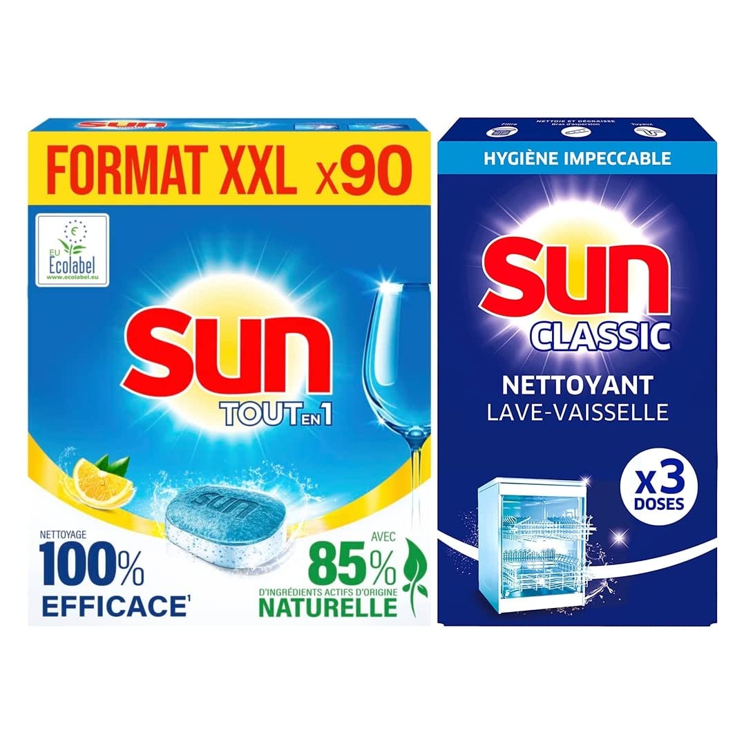 sun-tout-en-1-pastilles-citron-ecolabel-90-nettoyant-3-doses image 1