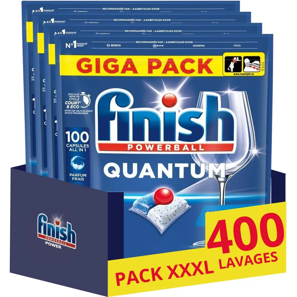 finish-quantum-pastilles-lave-vaisselle-400-anti-graisse image 1