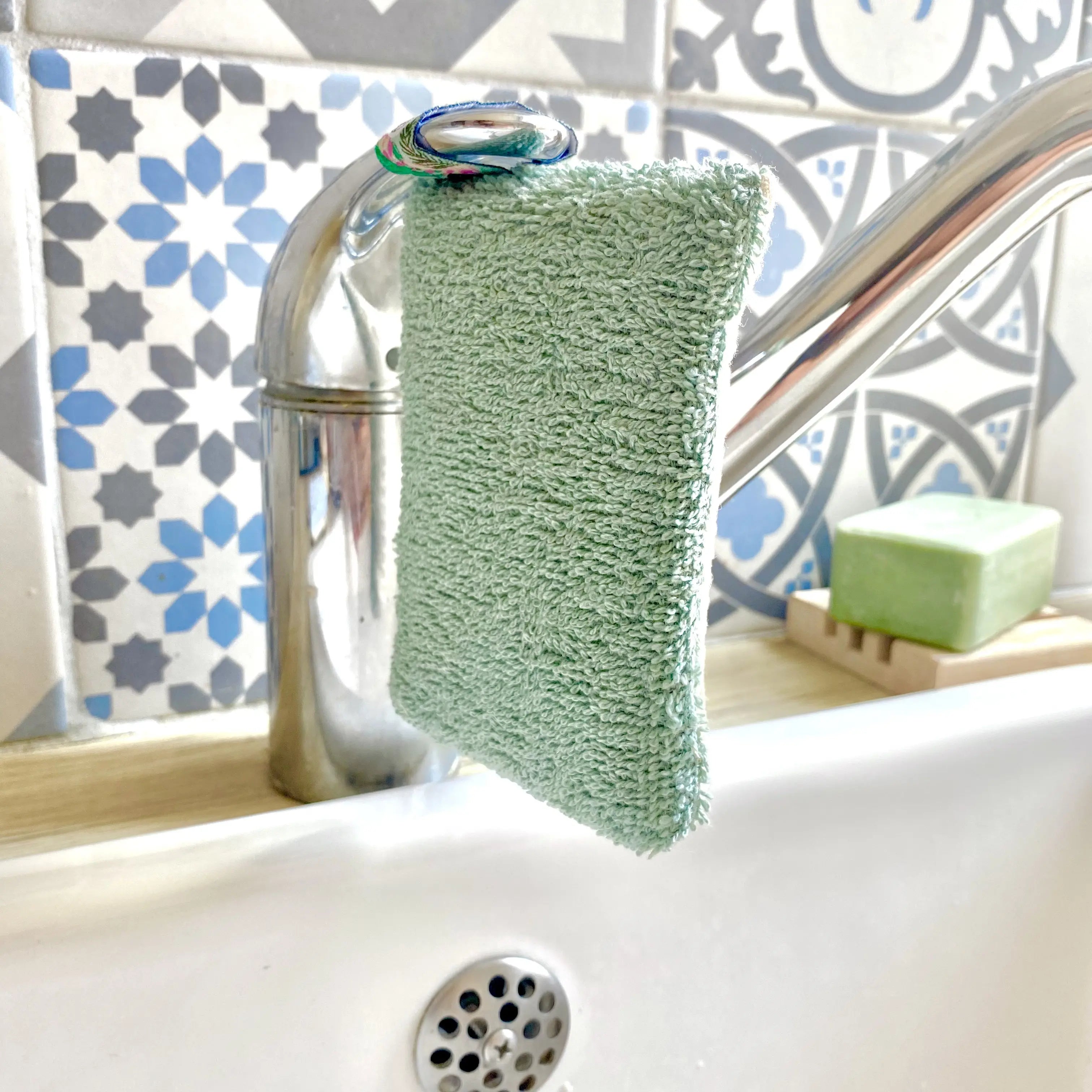 anotherway-vaisselle-cologique-ponge-lavable-verte image 3