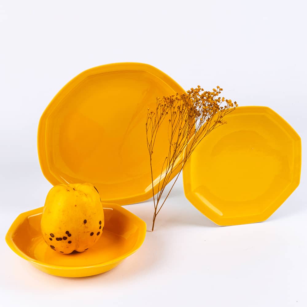 ogre-la-fabrique-intemporelle-assiette-creuse-porcelaine-jaune-moutarde-19-cm image 2
