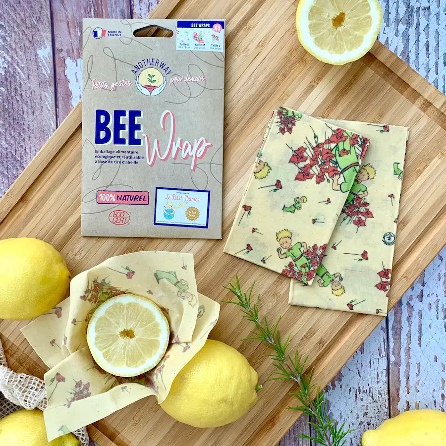 anotherway-bee-wrap-emballage-alimentaire-x3-petit-prince-r-utilisable image 4