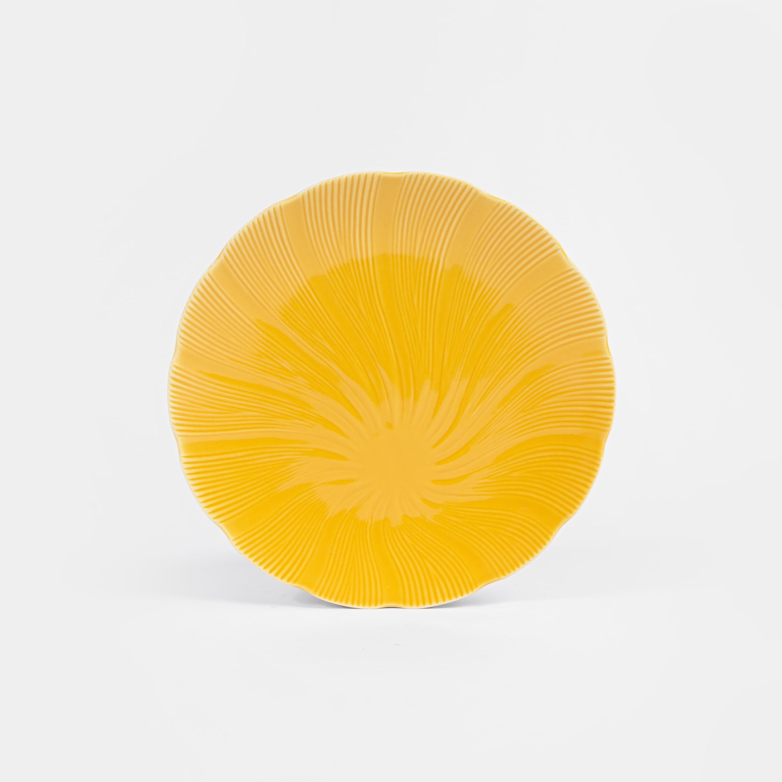 ogre-la-fabrique-tahiti-assiette-plate-festonn-e-jaune-25-cm image 1