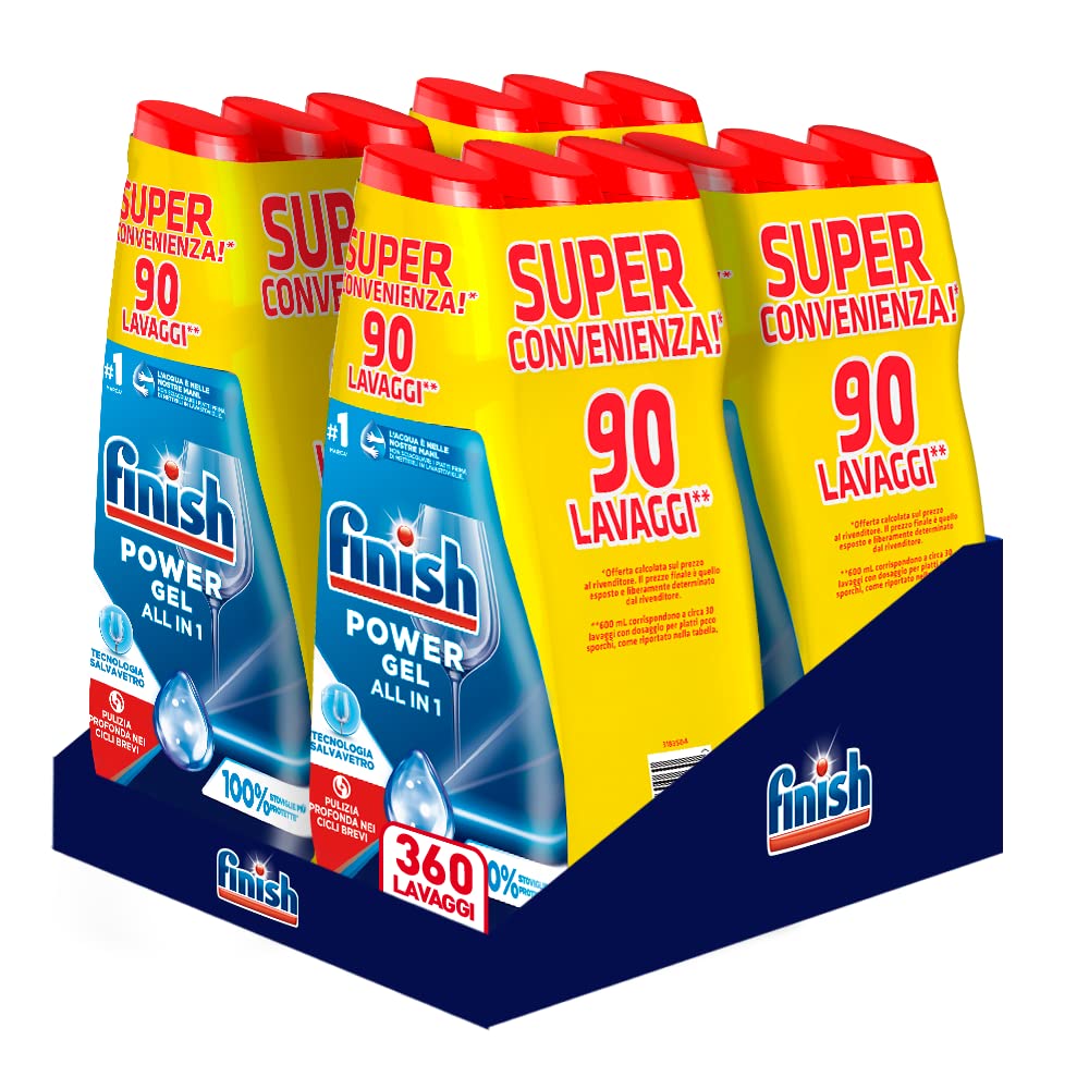 finish-power-gel-lave-vaisselle-citron-600-ml-lot-de-4 image 7