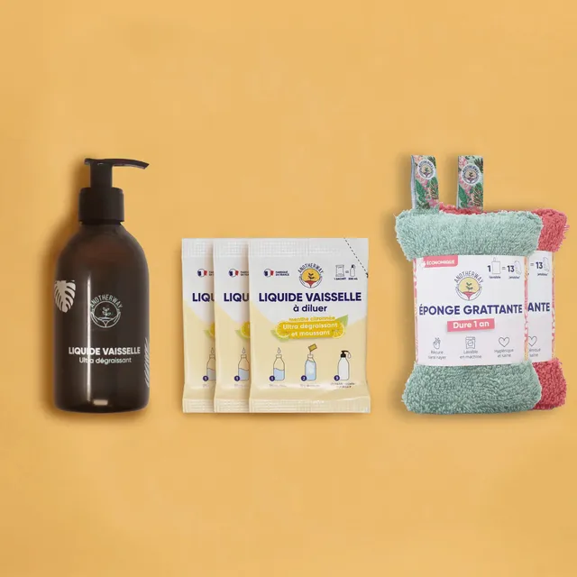 anotherway-coffrets-kit-vaisselle-liquide-2-ponges-lavables image 1