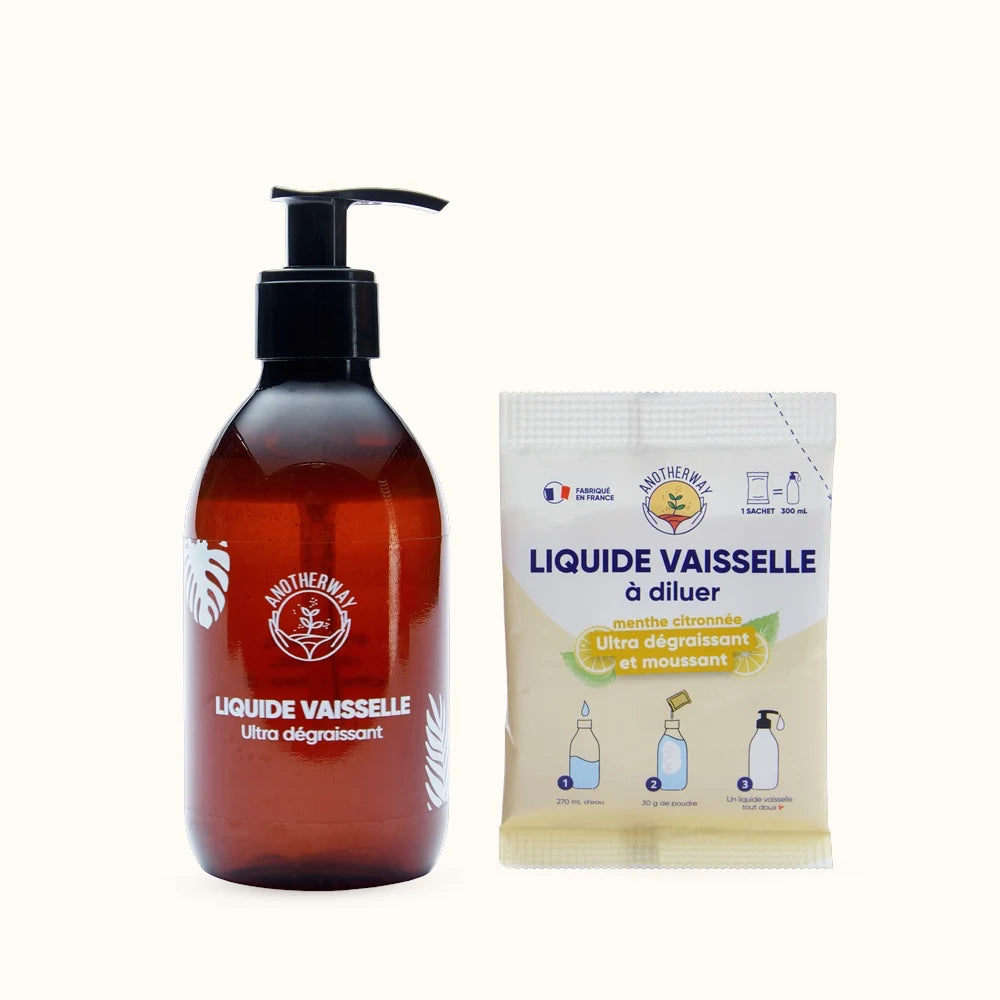 anotherway-coffrets-liquide-vaisselle-kit-d-marrage-menthe-300-ml image 2