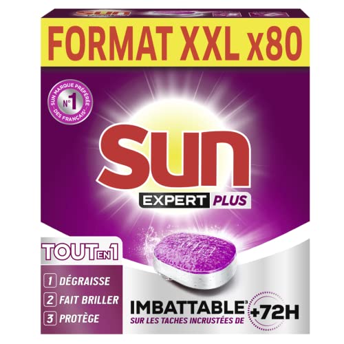 sun-expert-plus-tout-en-1-pastilles-lave-vaisselle-x80-d-graissant image 7