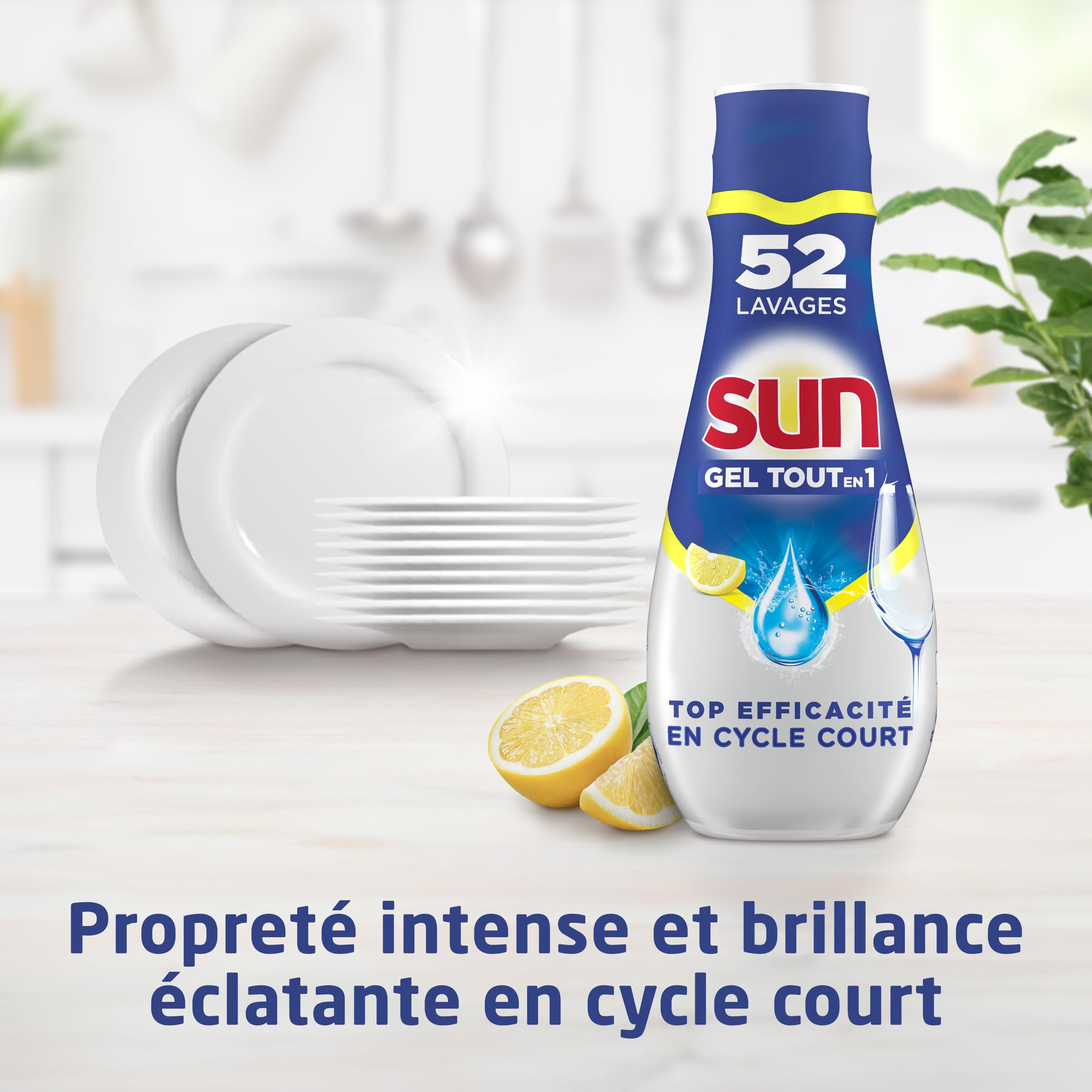 sun-expert-plus-tout-en-1-gel-lave-vaisselle-citron-900ml-52-lavages image 5
