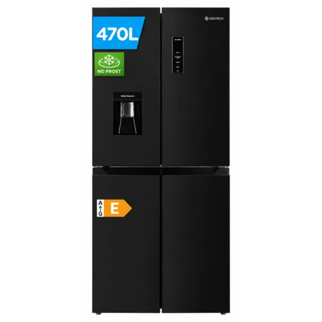 gedtech-r-frig-rateurs-frigo-multi-portes-noir-470-l-no-frost image 1