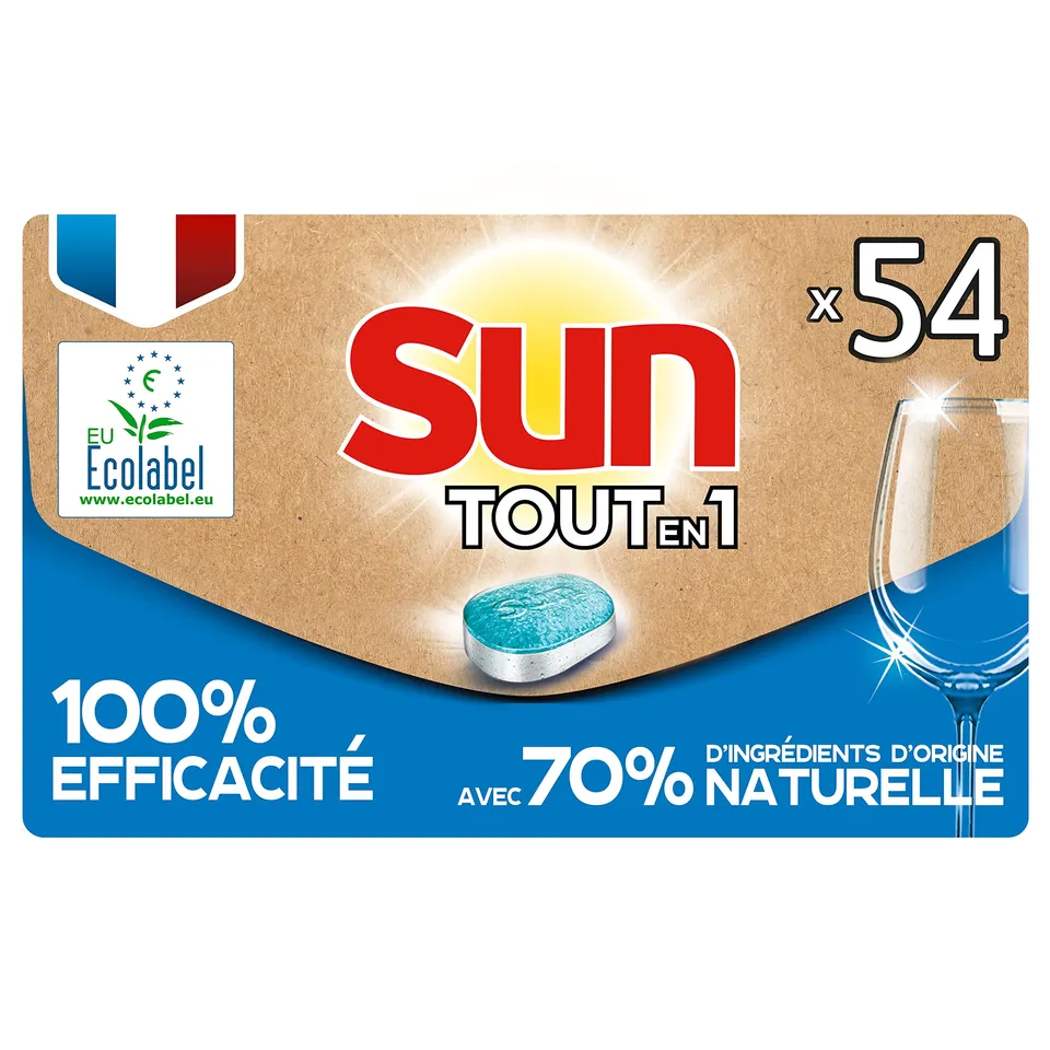 sun-tout-en-1-tablettes-lave-vaisselle-x54-letterbox image 1