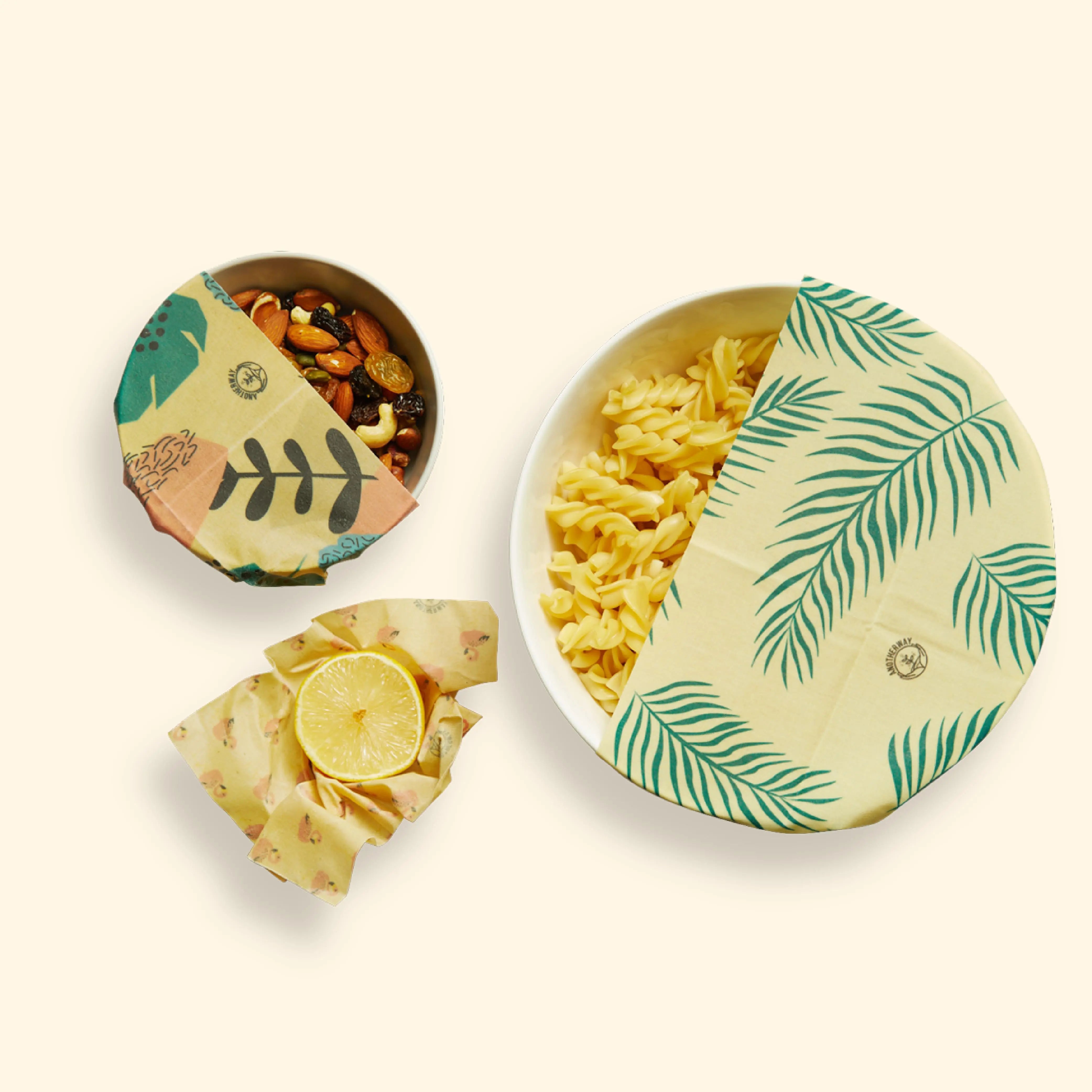 anotherway-bee-wrap-emballage-alimentaire-x3-tropical-r-utilisable image 2