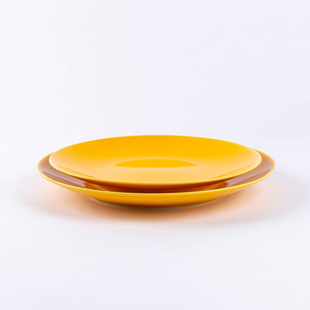 ogre-la-fabrique-essentielle-assiette-dessert-porcelaine-jaune-moutarde-19cm image 4
