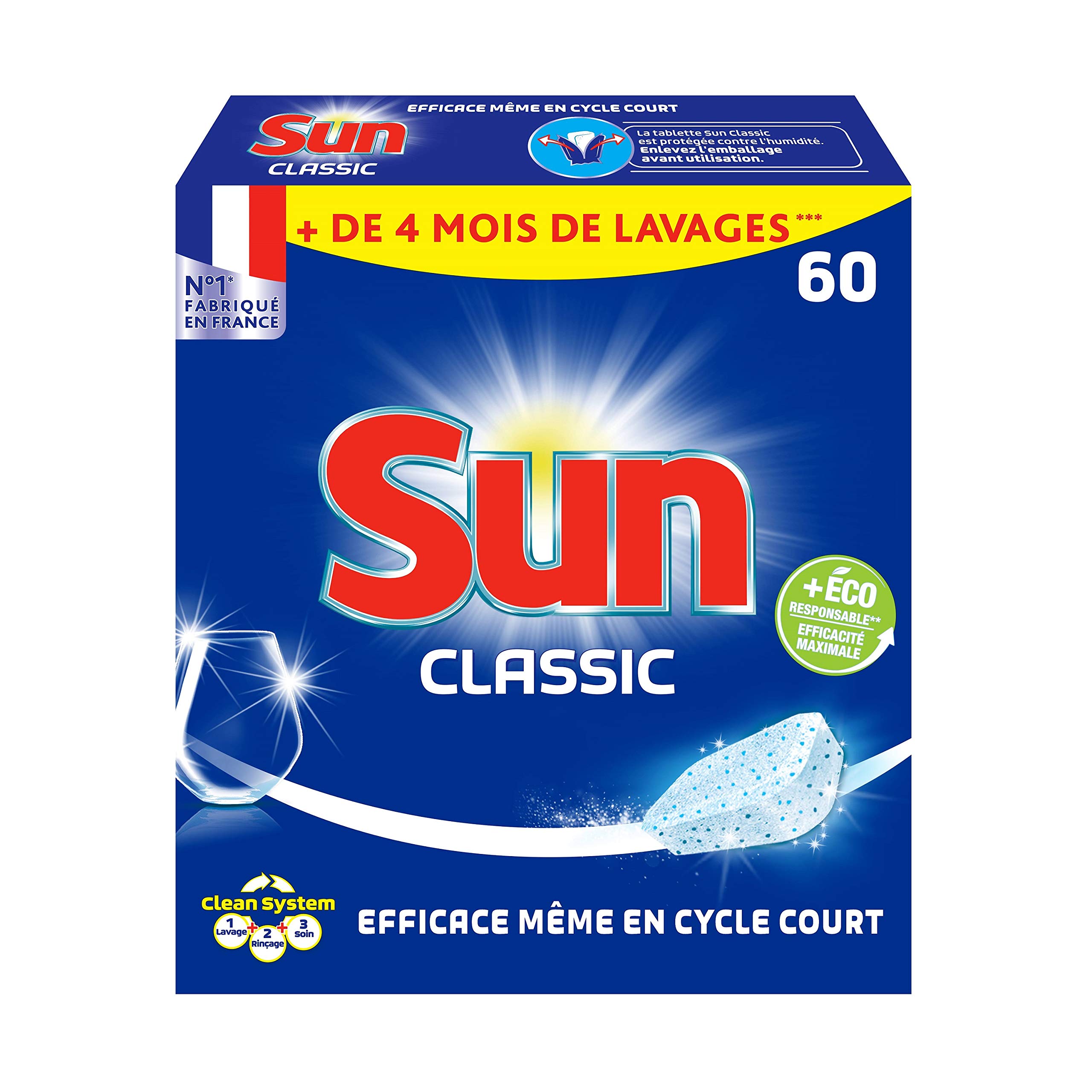 sun-classic-tablettes-lave-vaisselle-60-lavages-concentr image 1