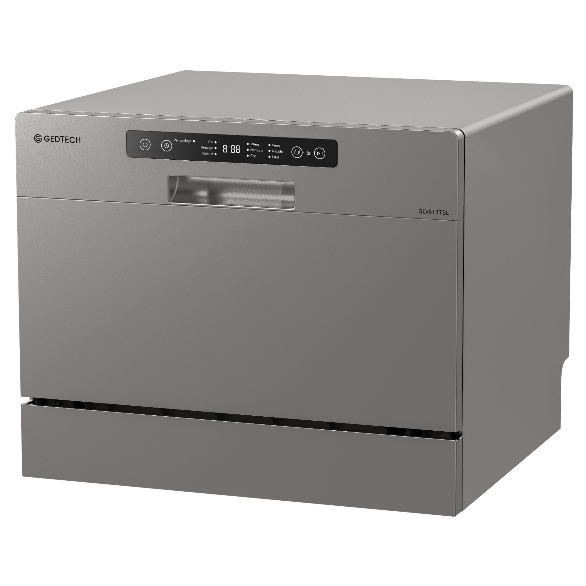 gedtech-lave-vaisselle-glv6t47sl-lave-vaisselle-6-couverts-gris image 4