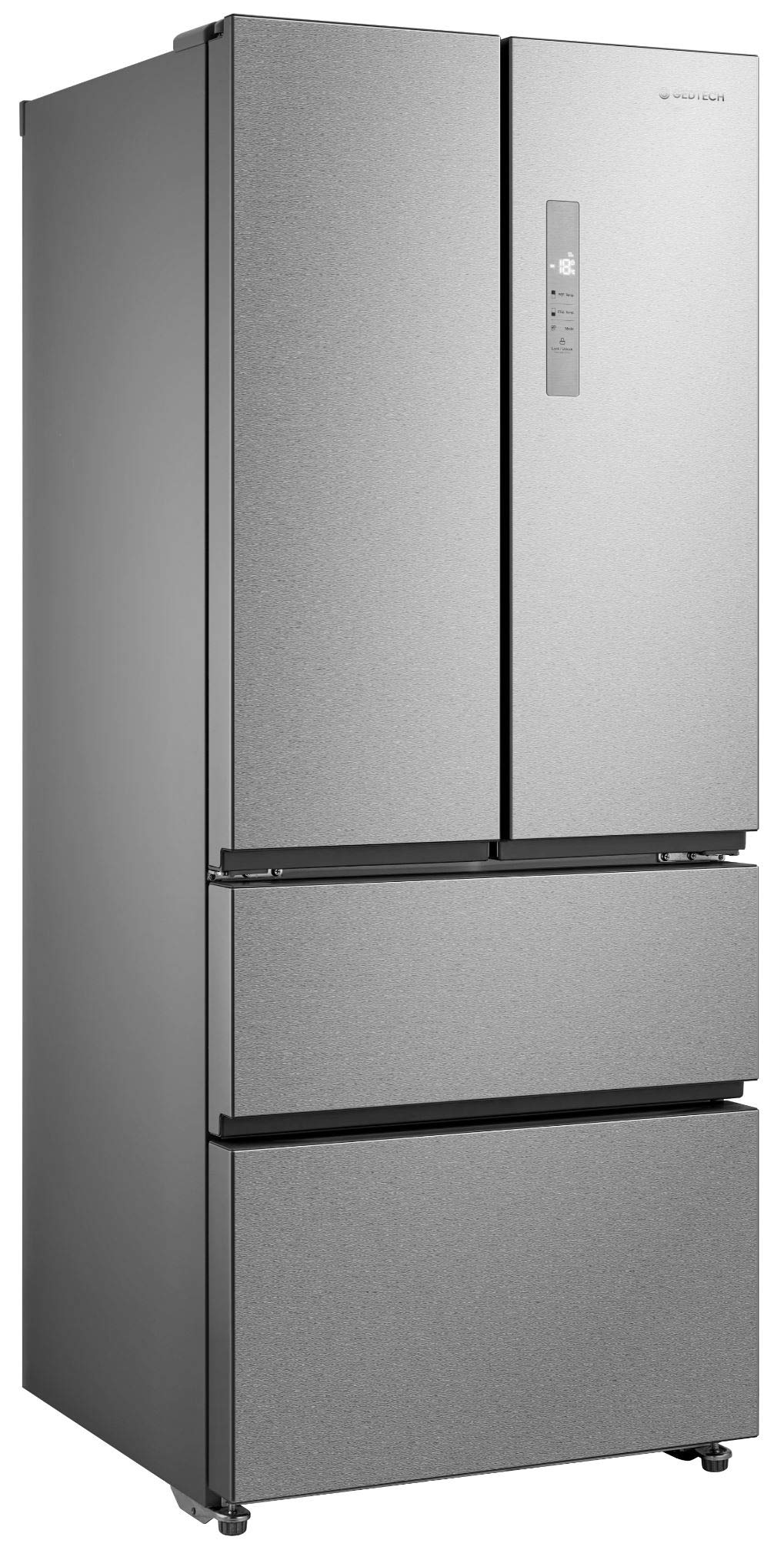 gedtech-gfd396ix-r-frig-rateur-multiportes-396-l-inox-no-frost image 1