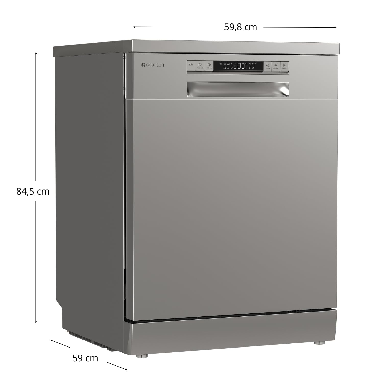 gedtech-glv1446sl-lave-vaisselle-14-couverts-argent image 2