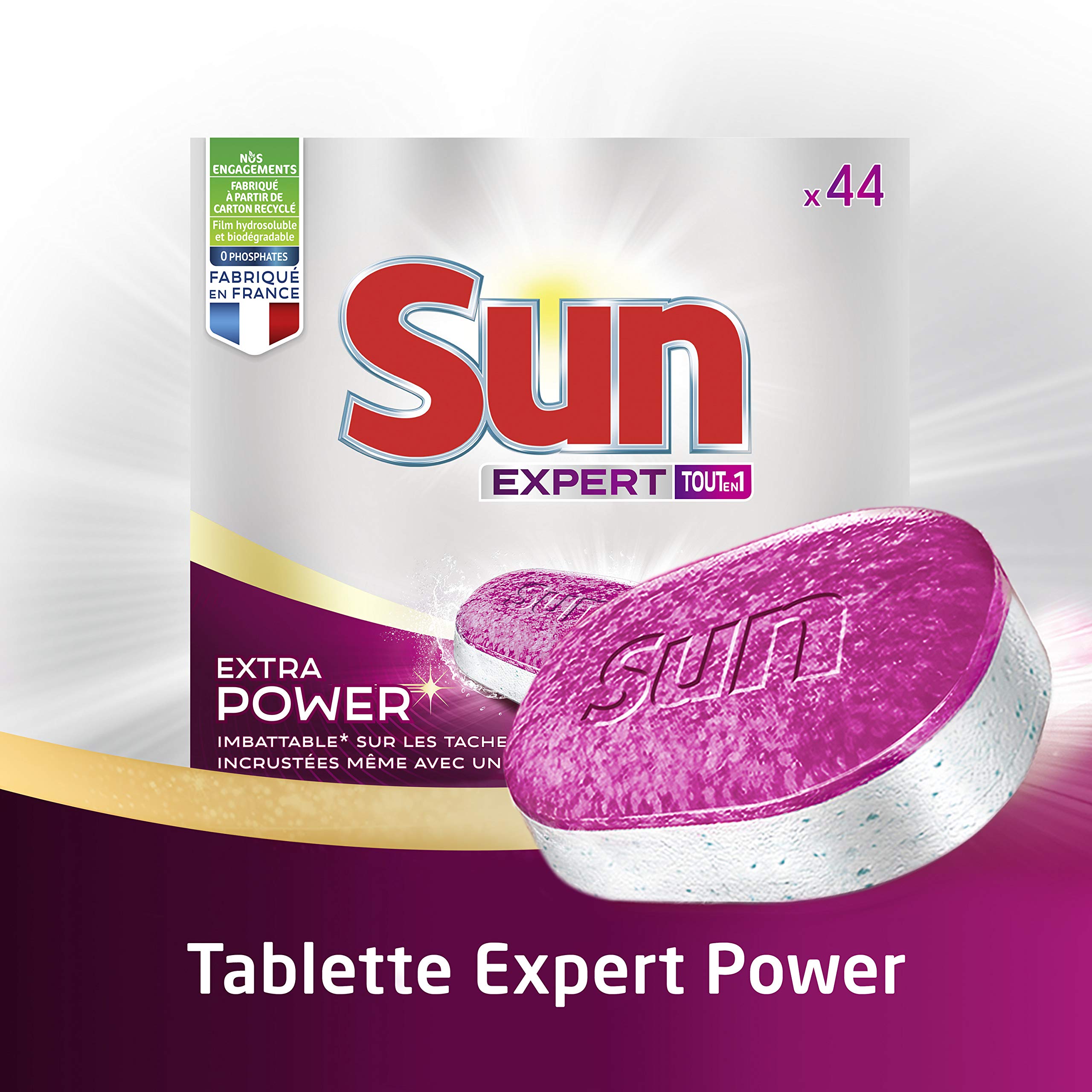 sun-expert-plus-extra-power-tablettes-lave-vaisselle-132-lavages image 3