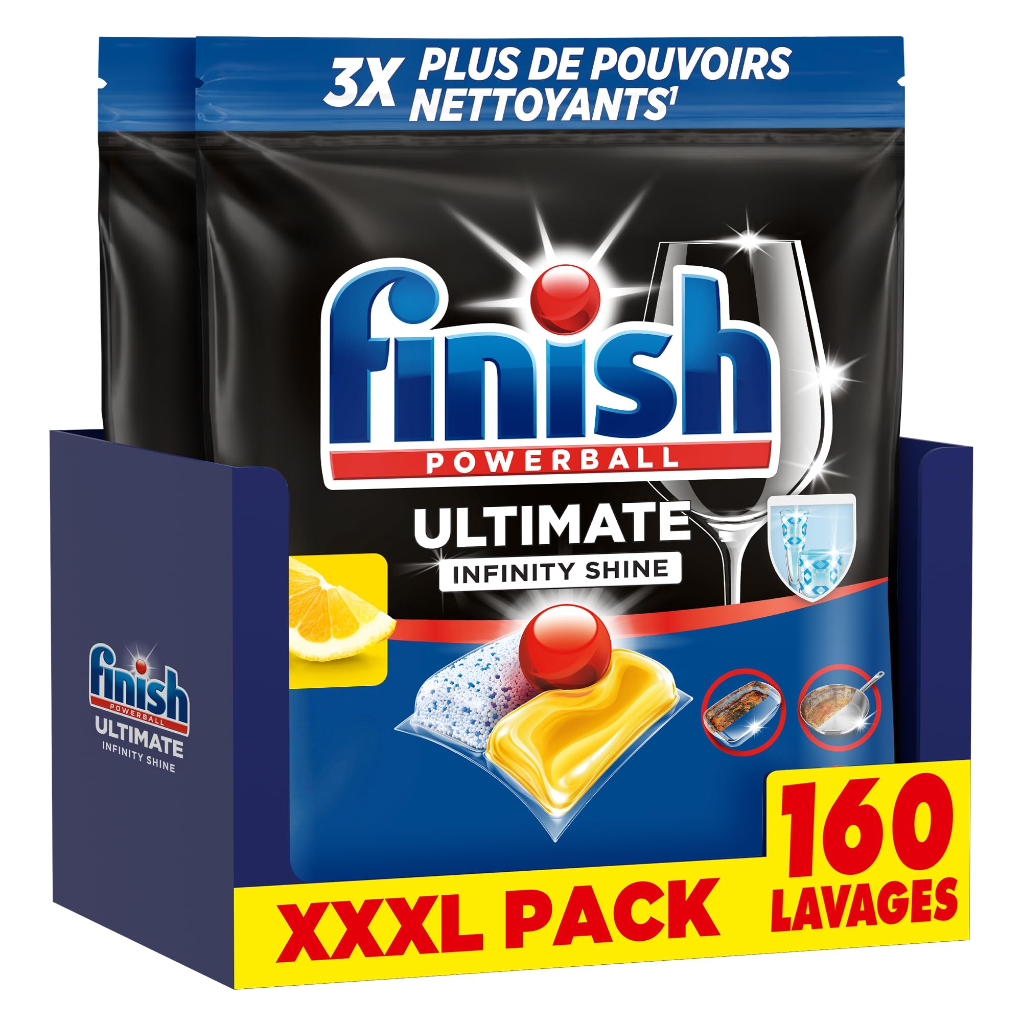 finish-ultimate-citron-pastilles-lave-vaisselle-160-capsules image 1