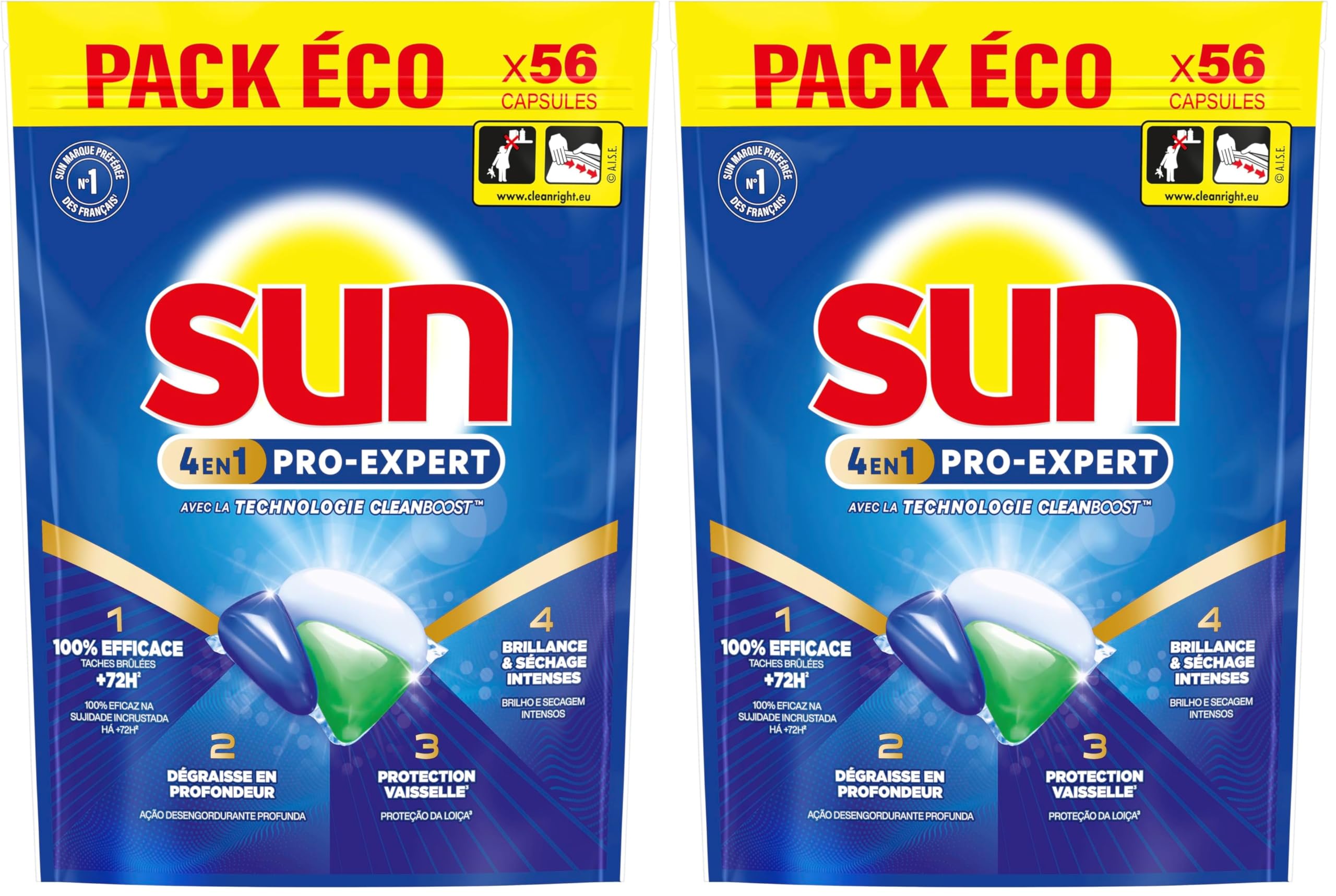 sun-expert-plus-capsules-lave-vaisselle-4-en-1-56-capsules image 8