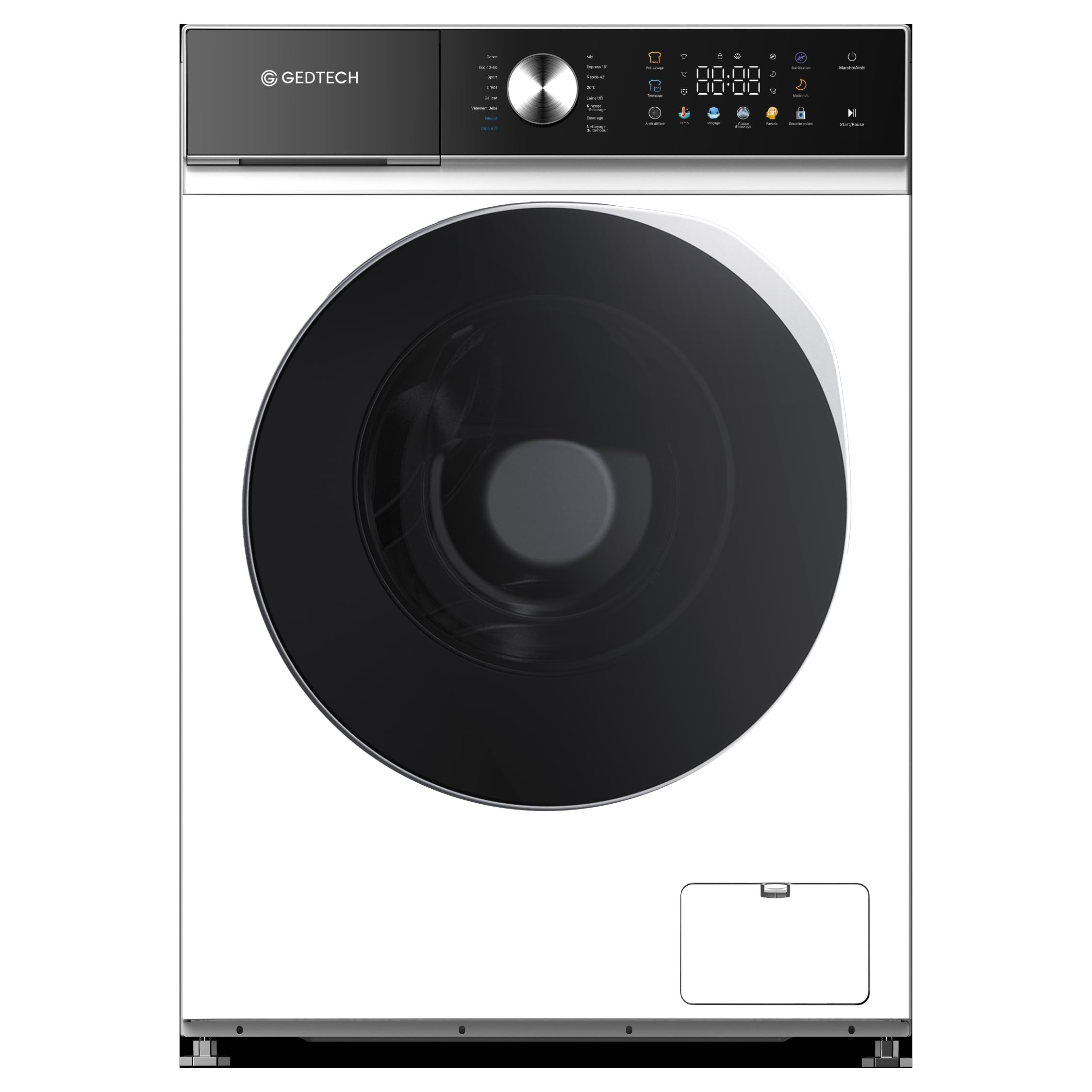 gedtech-lave-linge-gllps121400wh-lave-linge-12-kg-blanc image 2
