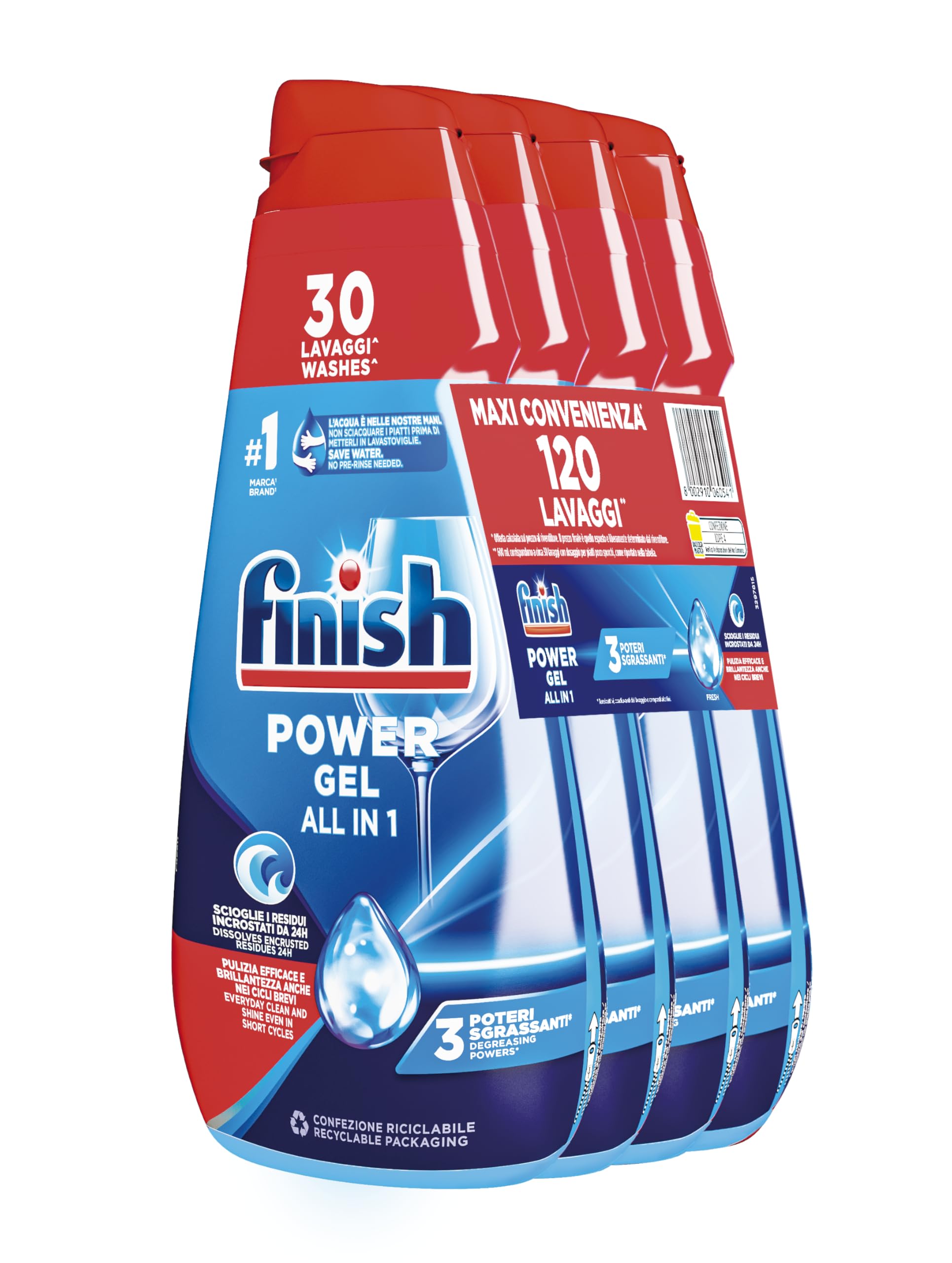 finish-power-gel-lave-vaisselle-citron-600-ml-lot-de-4 image 8