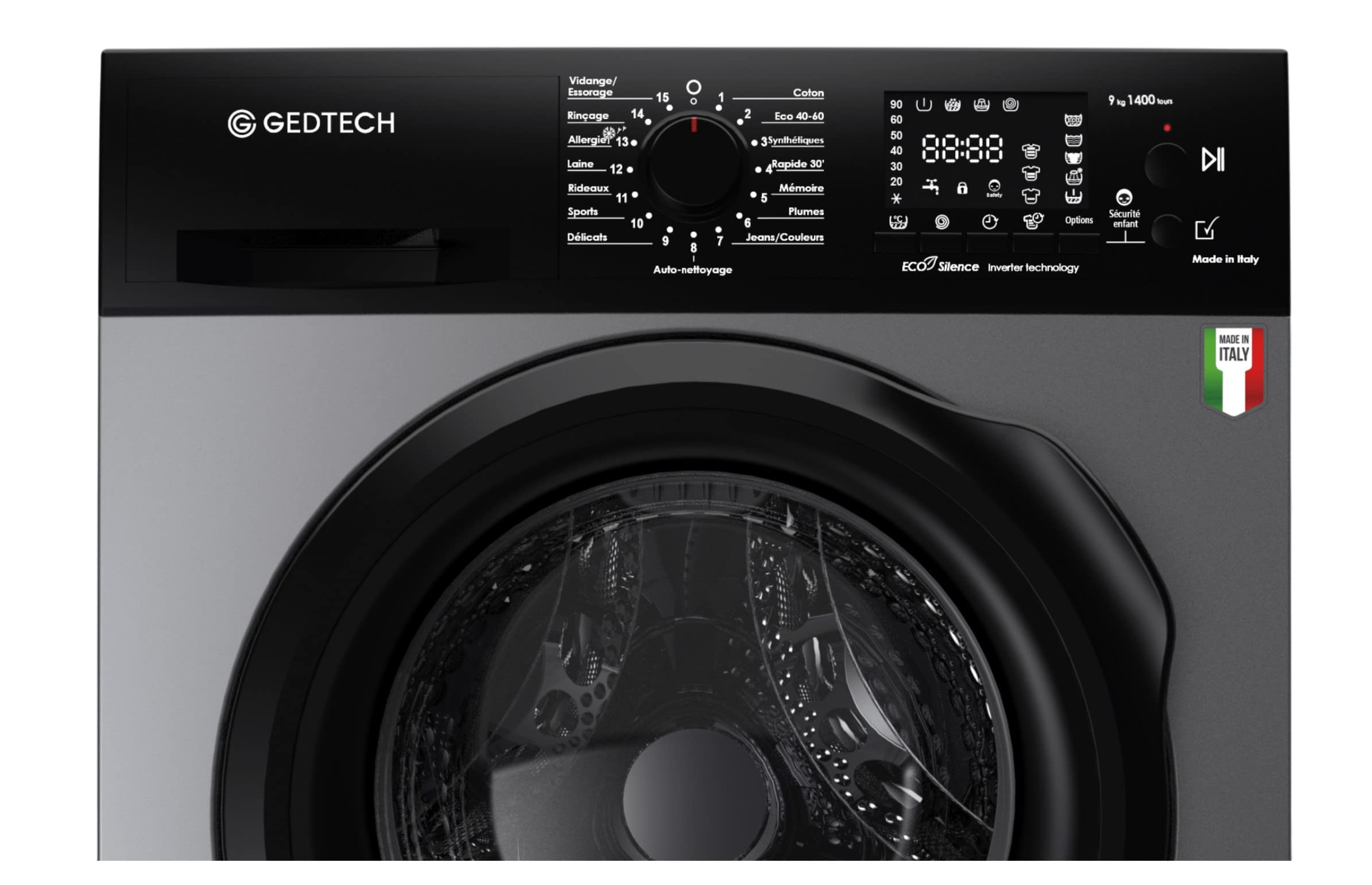gedtech-lave-linge-gll91400sli-lave-linge-9kg-1400-tr-min-silver image 3
