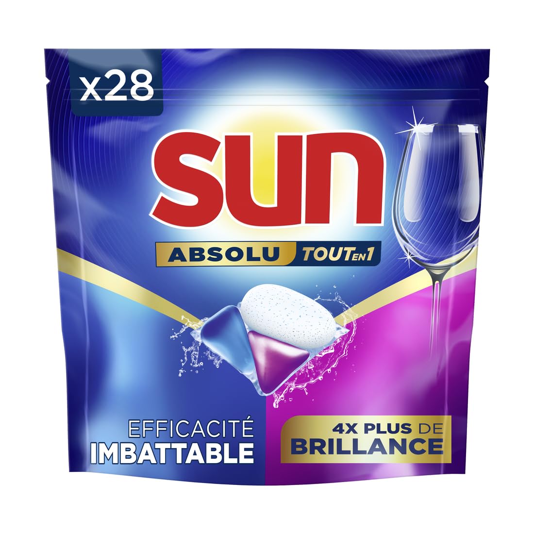 sun-absolu-pastilles-lave-vaisselle-brillance-28-pastilles image 1