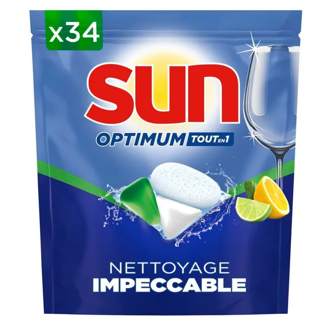 sun-optimum-pastilles-lave-vaisselle-citron-x34 image 1