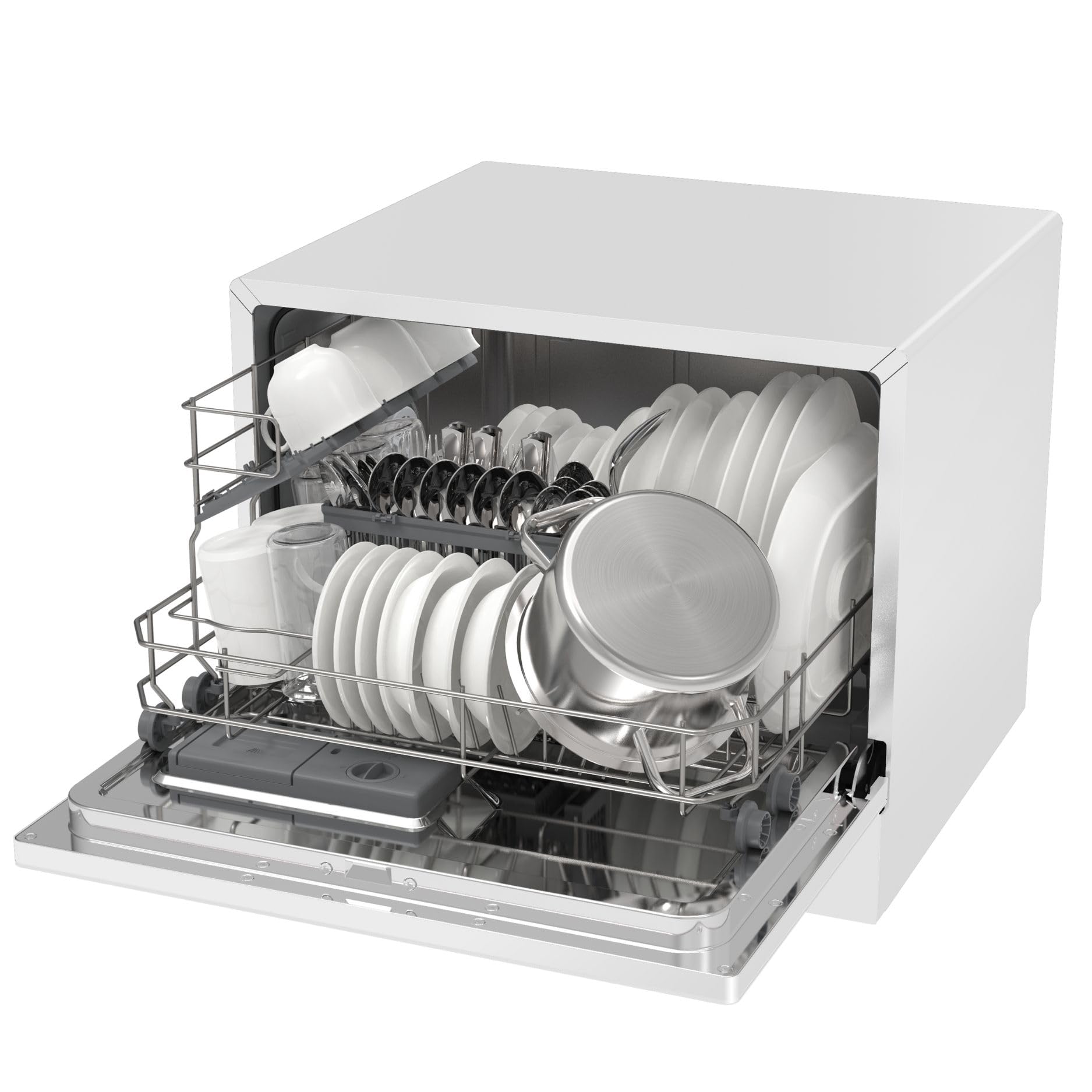 gedtech-glv6t47wh-lave-vaisselle-6-couverts-47db-blanc image 4