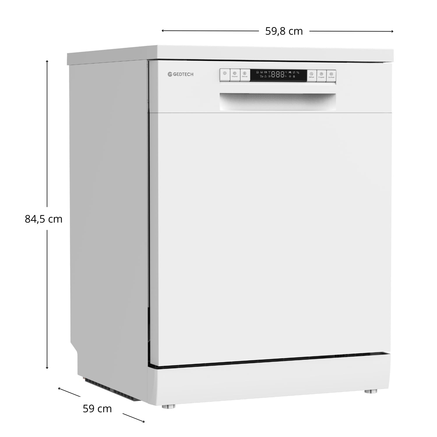 gedtech-glv1446wh-lave-vaisselle-posable-14-couverts-blanc image 2
