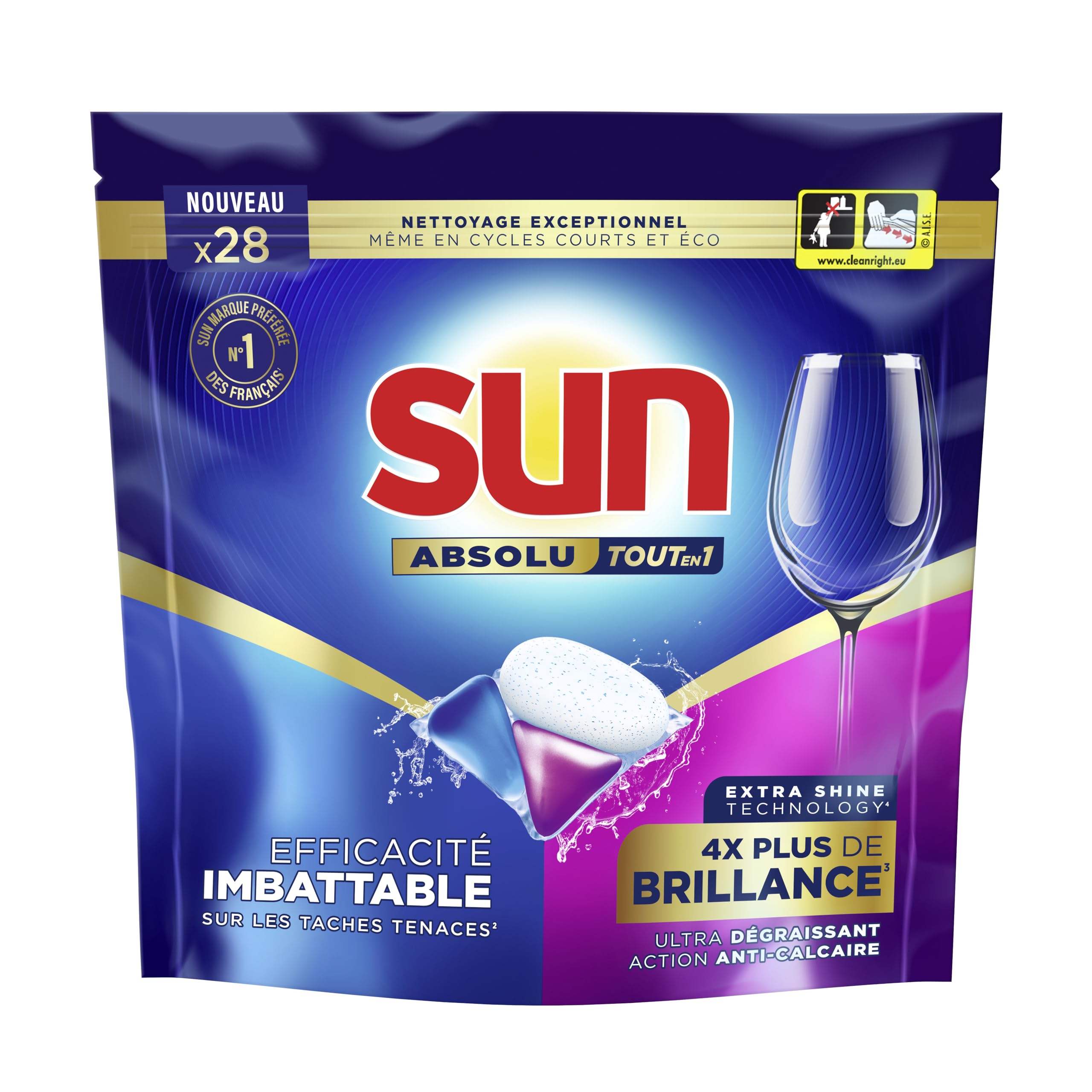 sun-absolu-pastilles-lave-vaisselle-brillance-28-pastilles image 2