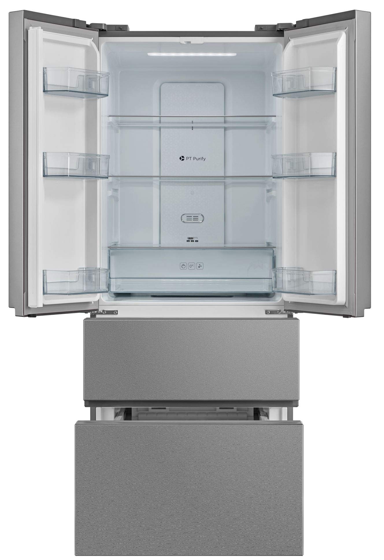 gedtech-gfd396ix-r-frig-rateur-multiportes-396-l-inox-no-frost image 2
