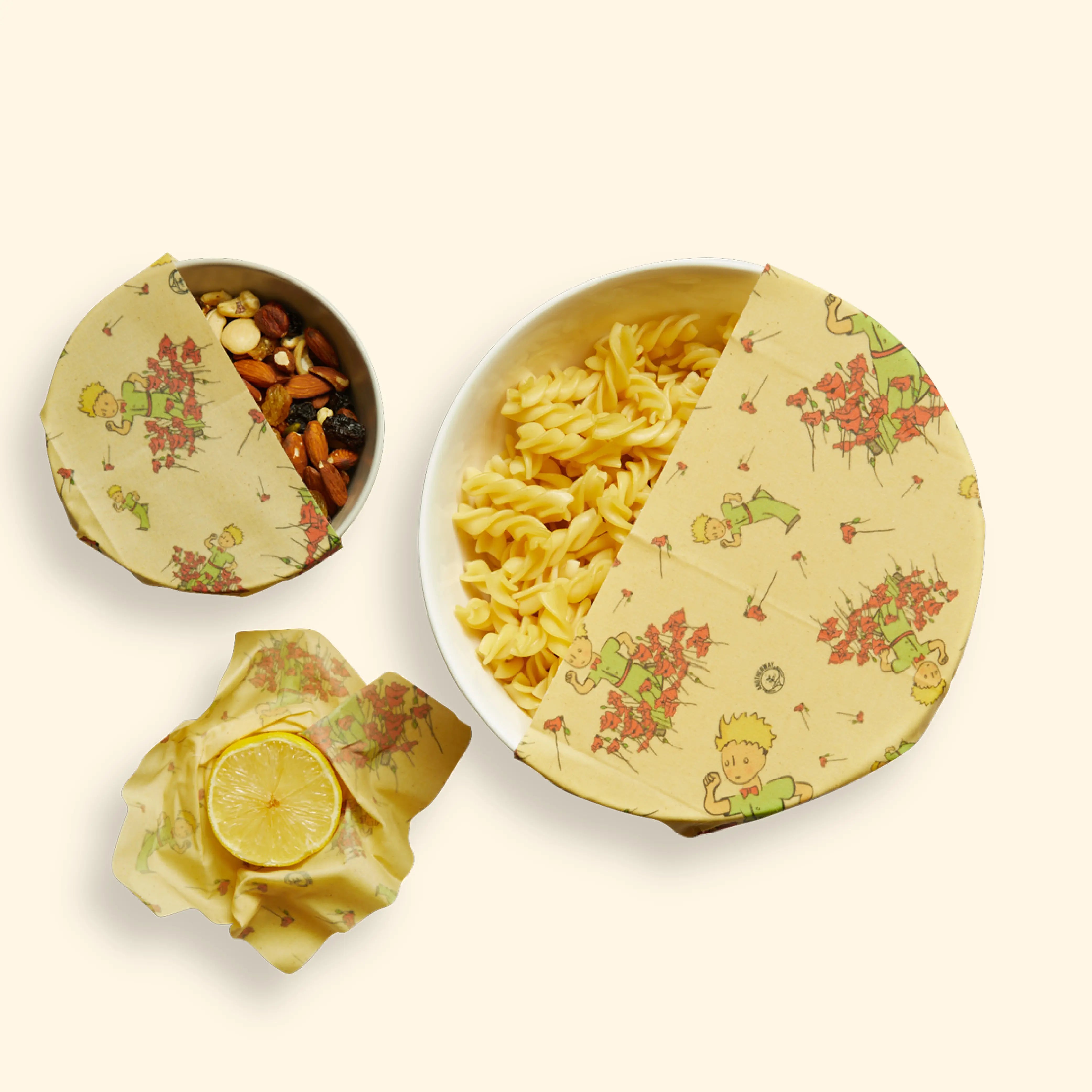 anotherway-bee-wrap-emballage-alimentaire-x3-petit-prince-r-utilisable image 2