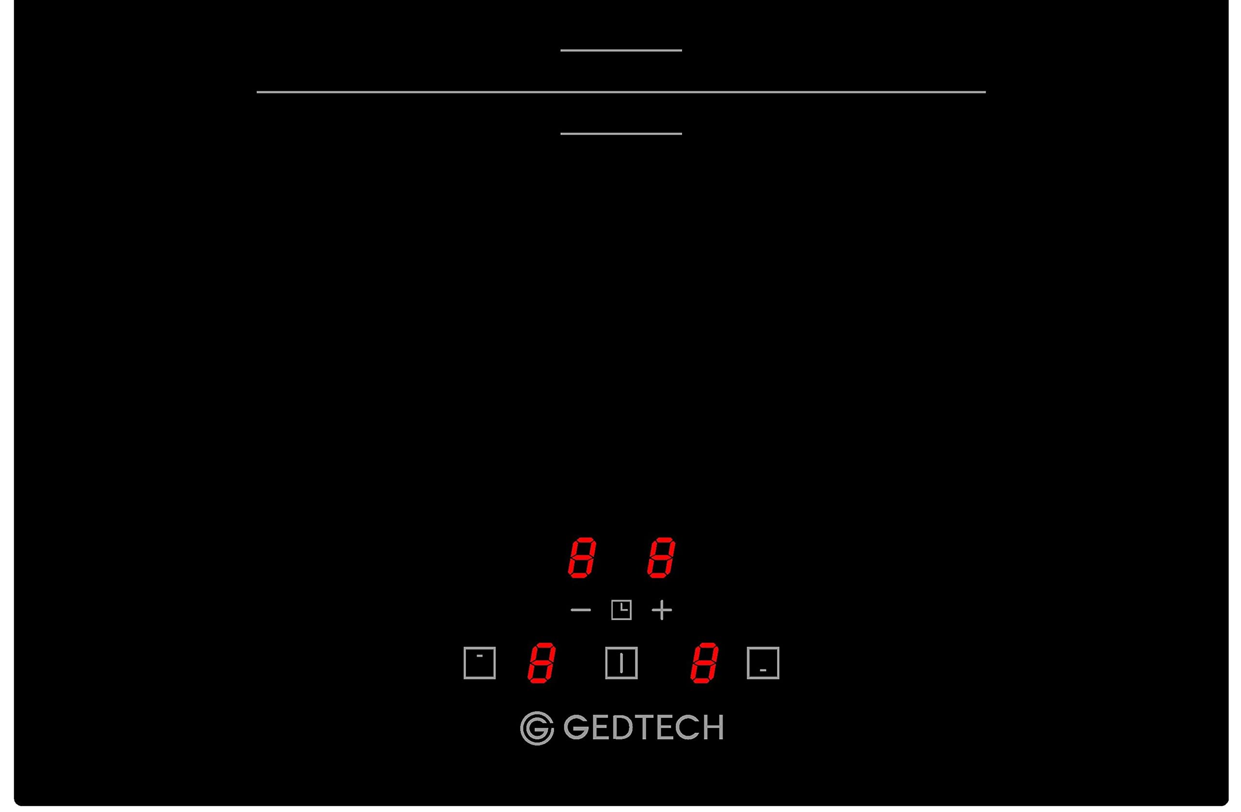 gedtech-plaque-cuisson-induction-2-zones-verre-2800w-booster image 2