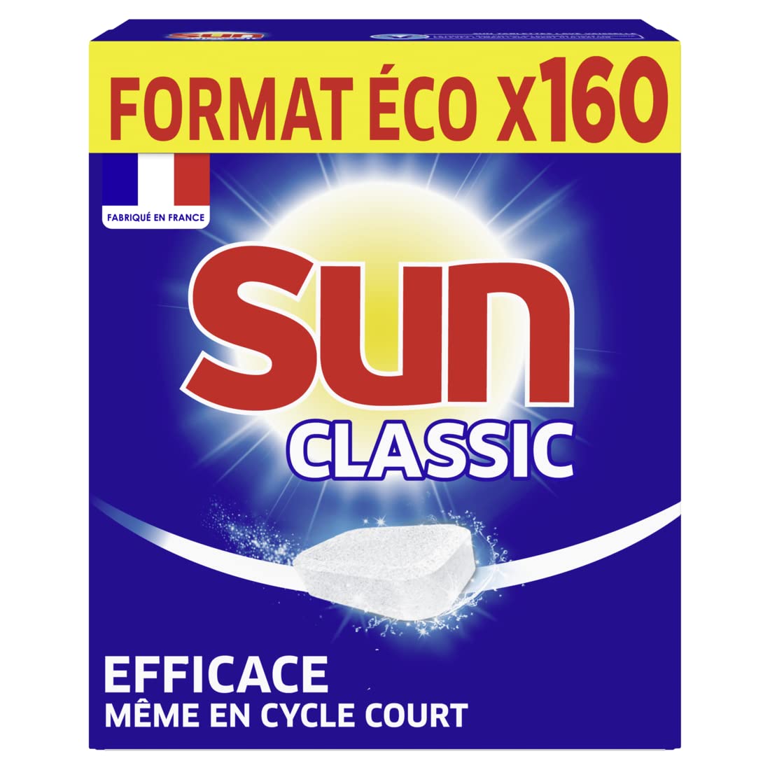 sun-classic-pastilles-lave-vaisselle-160-rin-age-1l image 2