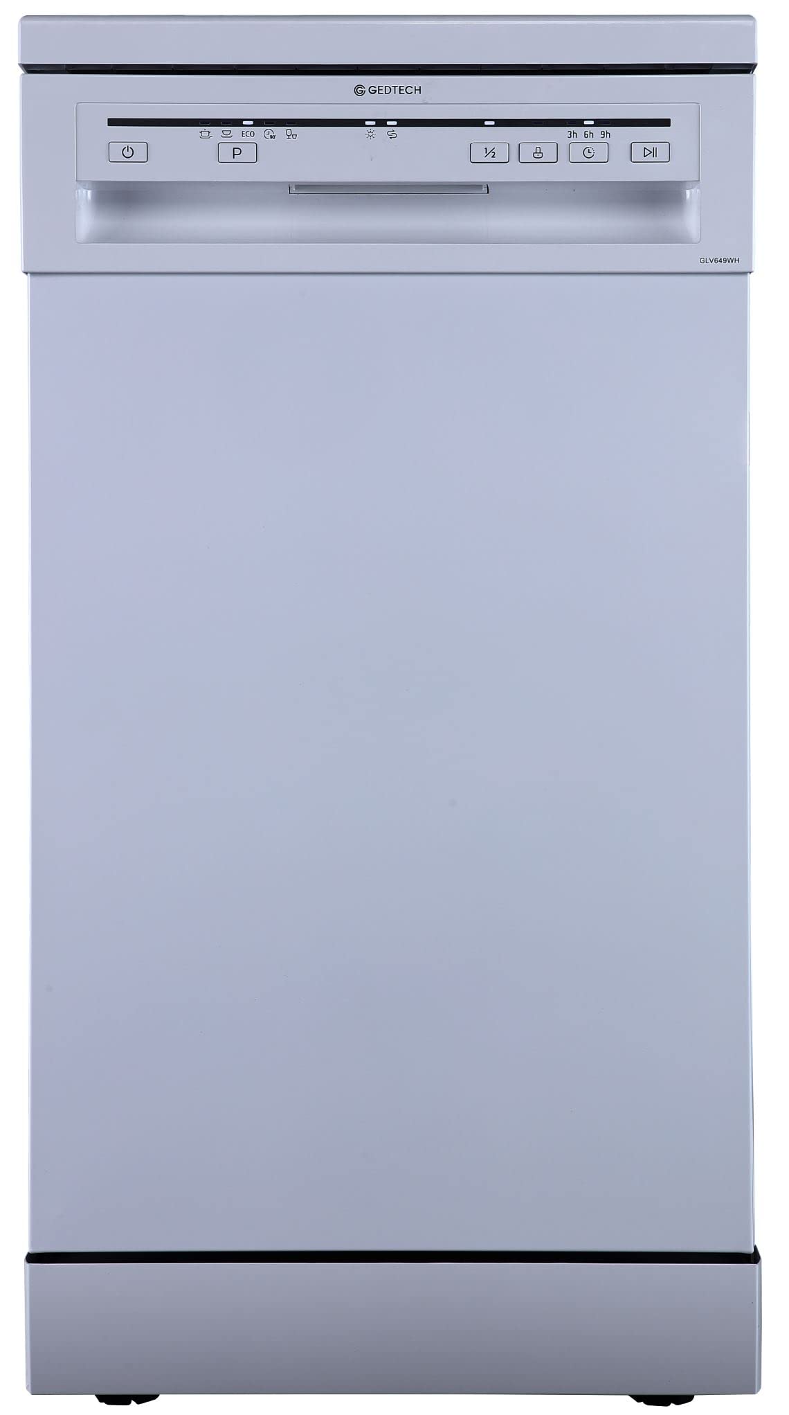 gedtech-lave-vaisselle-glv649wh-9-couverts-blanc-45-cm-classe-c image 1