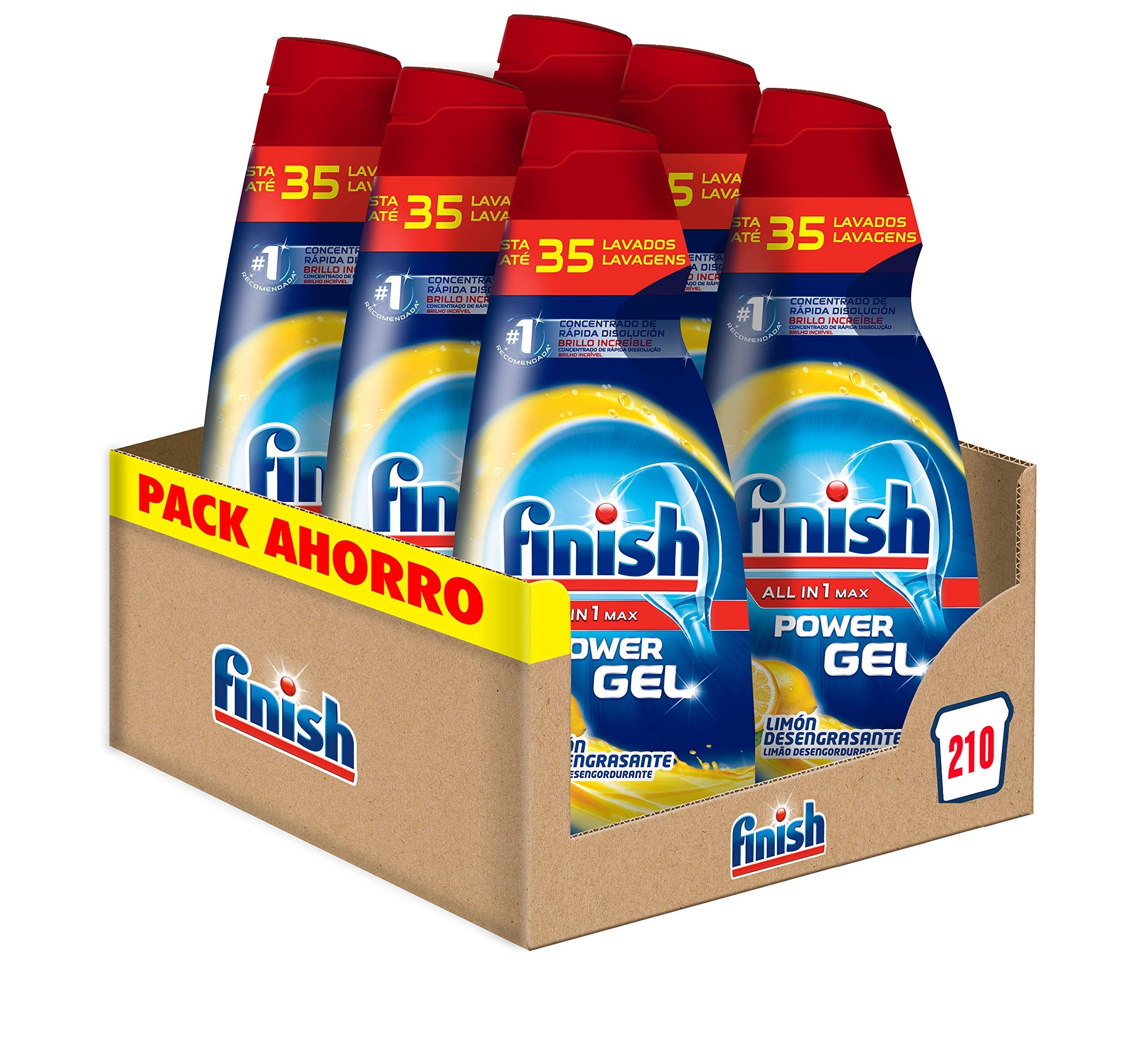 finish-power-gel-lave-vaisselle-citron-600-ml-lot-de-4 image 6