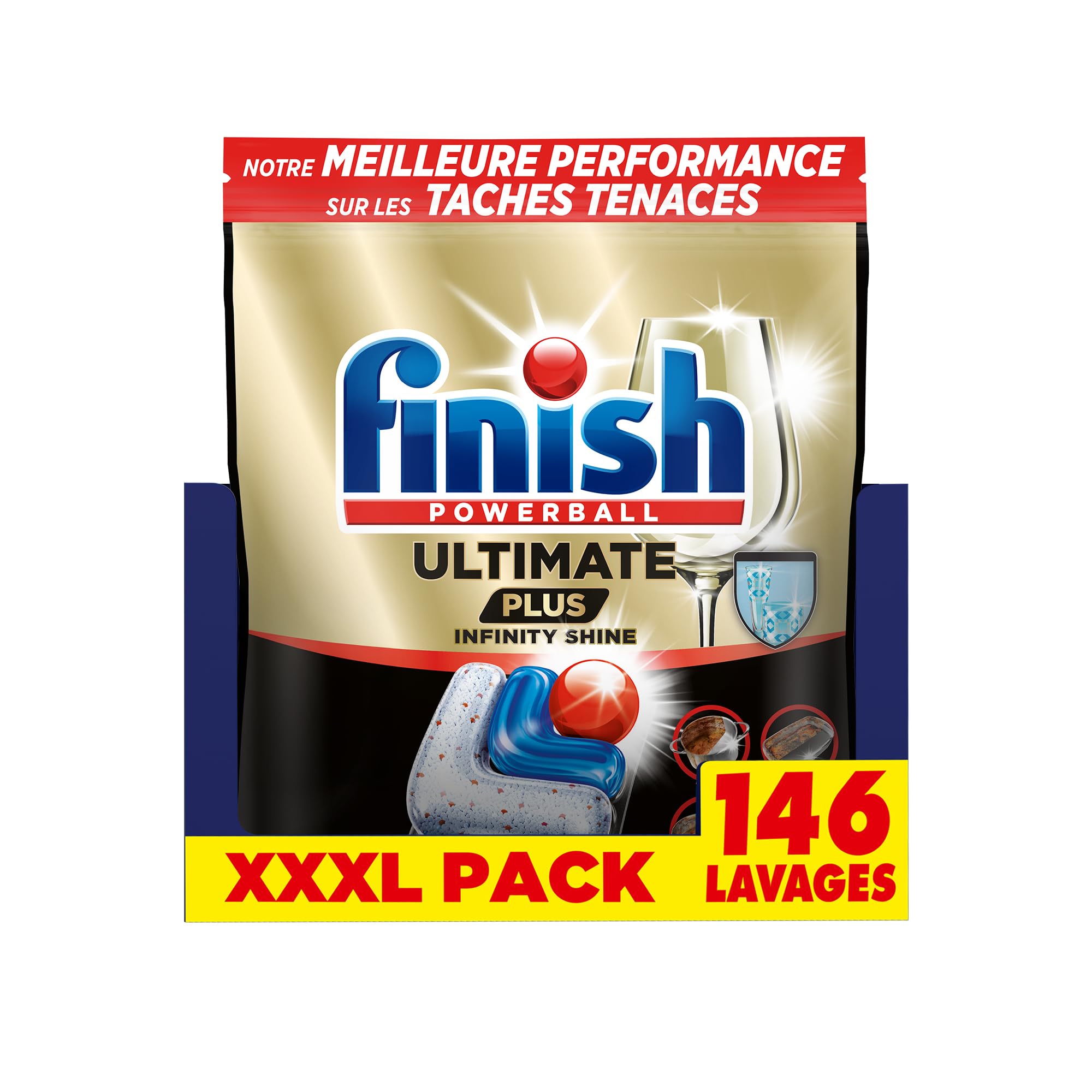 finish-ultimate-plus-infinity-shine-pastilles-lave-vaisselle-146-caps image 2