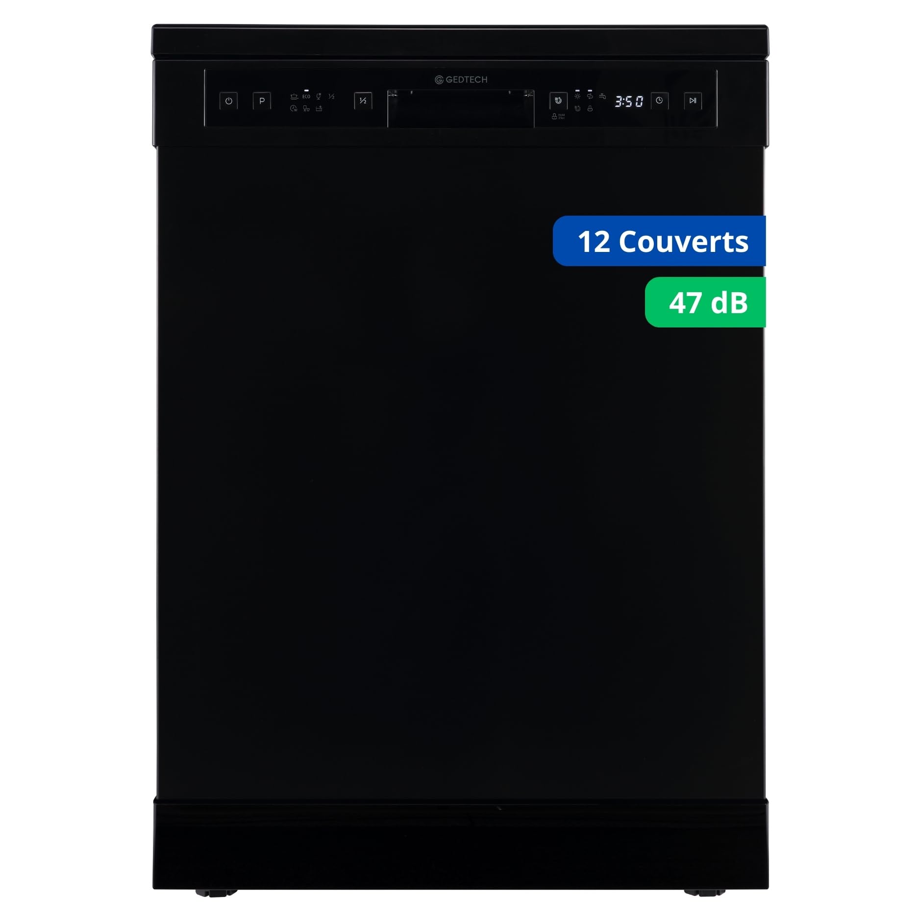 gedtech-glv1247bln-lave-vaisselle-posable-12-couverts-noir-47db image 1