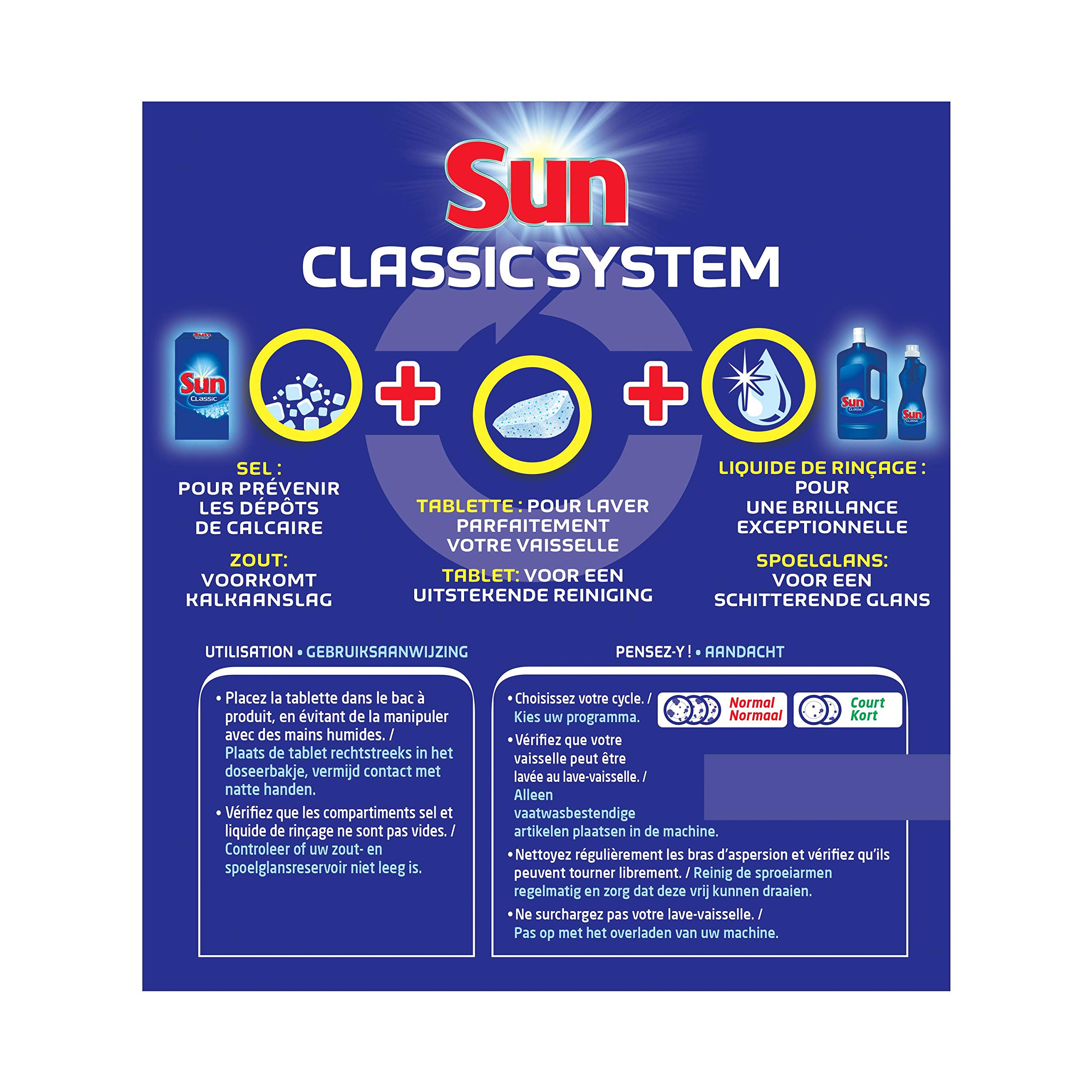 sun-classic-tablettes-lave-vaisselle-60-lavages-concentr image 3