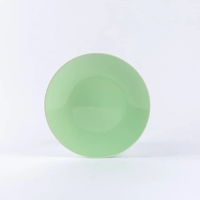 ogre-la-fabrique-essentielle-assiette-dessert-porcelaine-vert-amande-19cm image 1