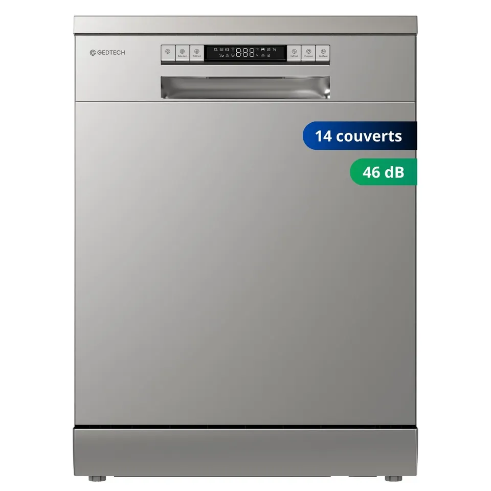 gedtech-glv1446sl-lave-vaisselle-14-couverts-argent image 1