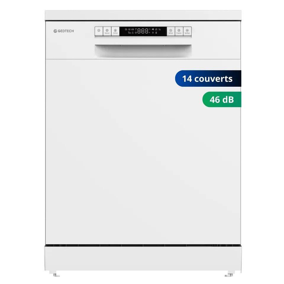 gedtech-glv1446wh-lave-vaisselle-posable-14-couverts-blanc image 1