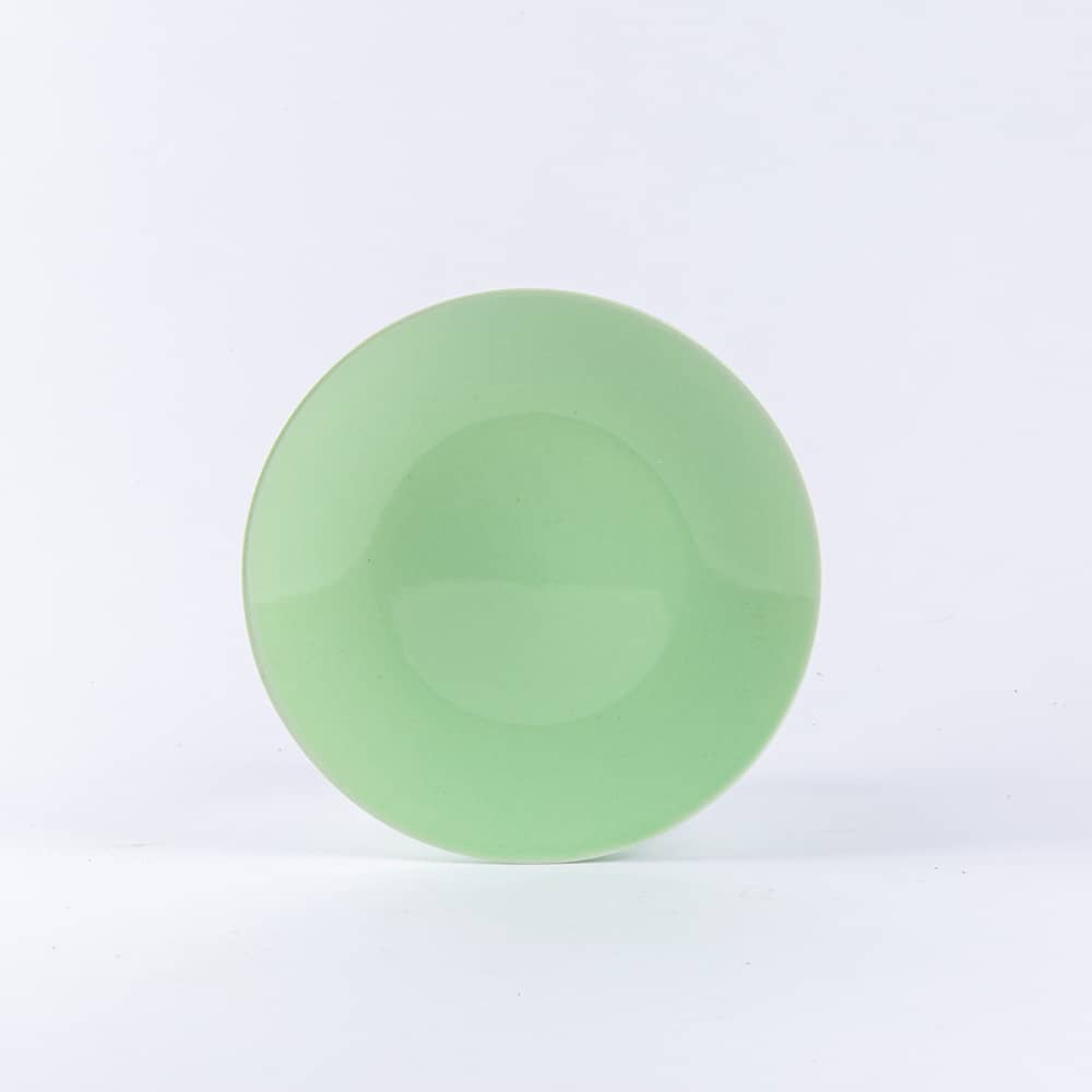 ogre-la-fabrique-essentielle-assiette-dessert-porcelaine-vert-amande-19cm image 1