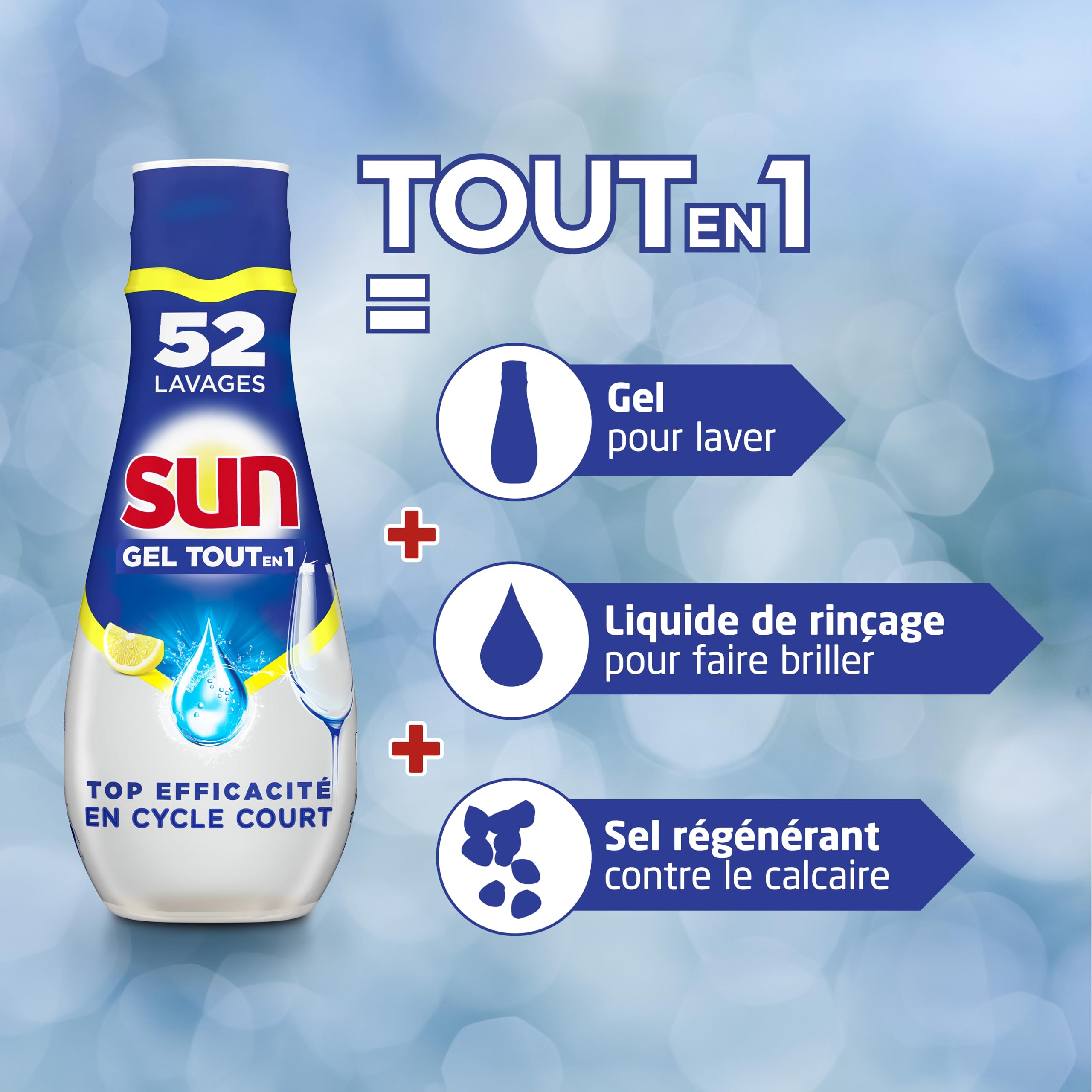 sun-expert-plus-tout-en-1-gel-lave-vaisselle-citron-900ml-52-lavages image 4