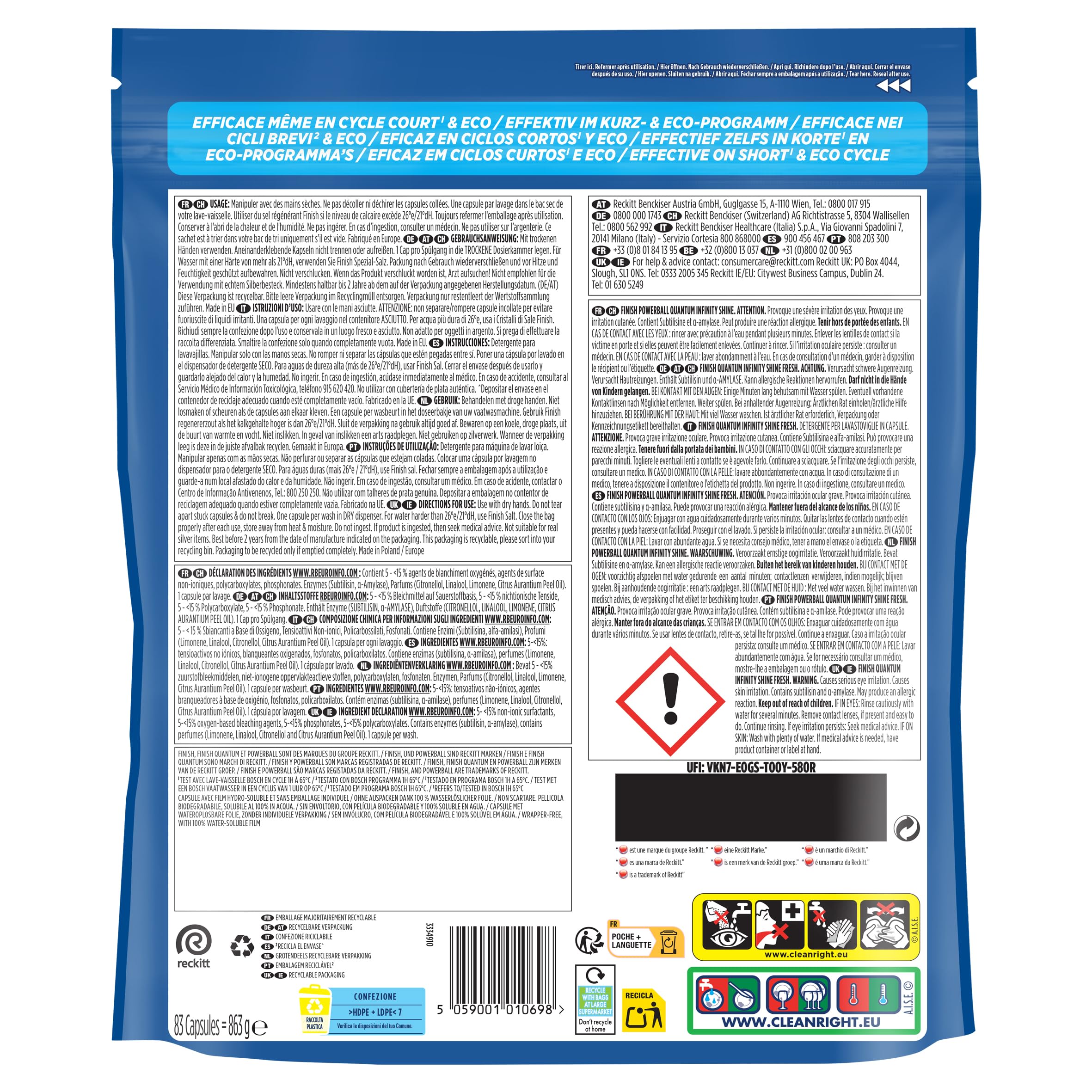 finish-quantum-infinity-shine-capsules-lave-vaisselle-83-anti-graisse image 2