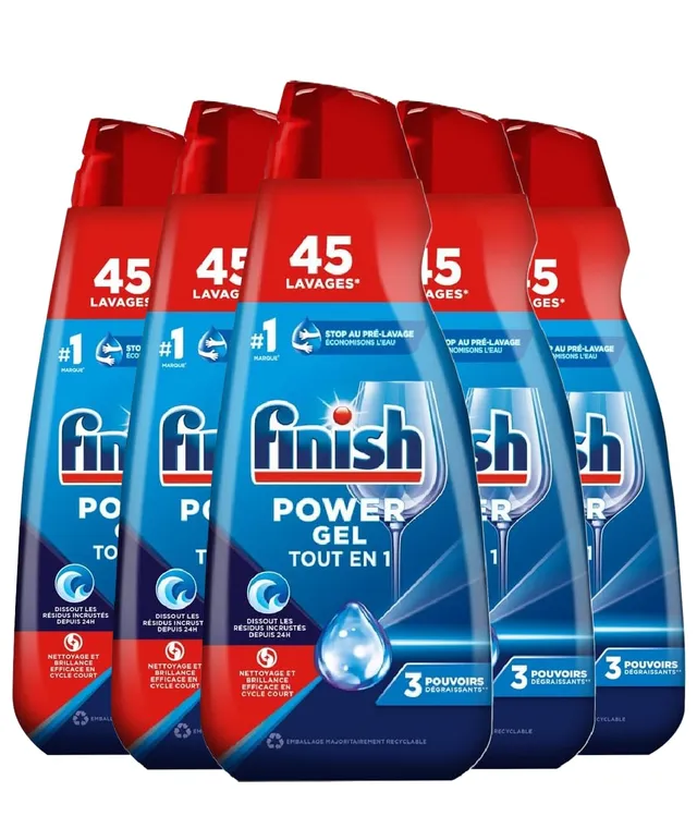finish-power-gel-tout-en-1-liquide-vaisselle-5x0-9l image 1