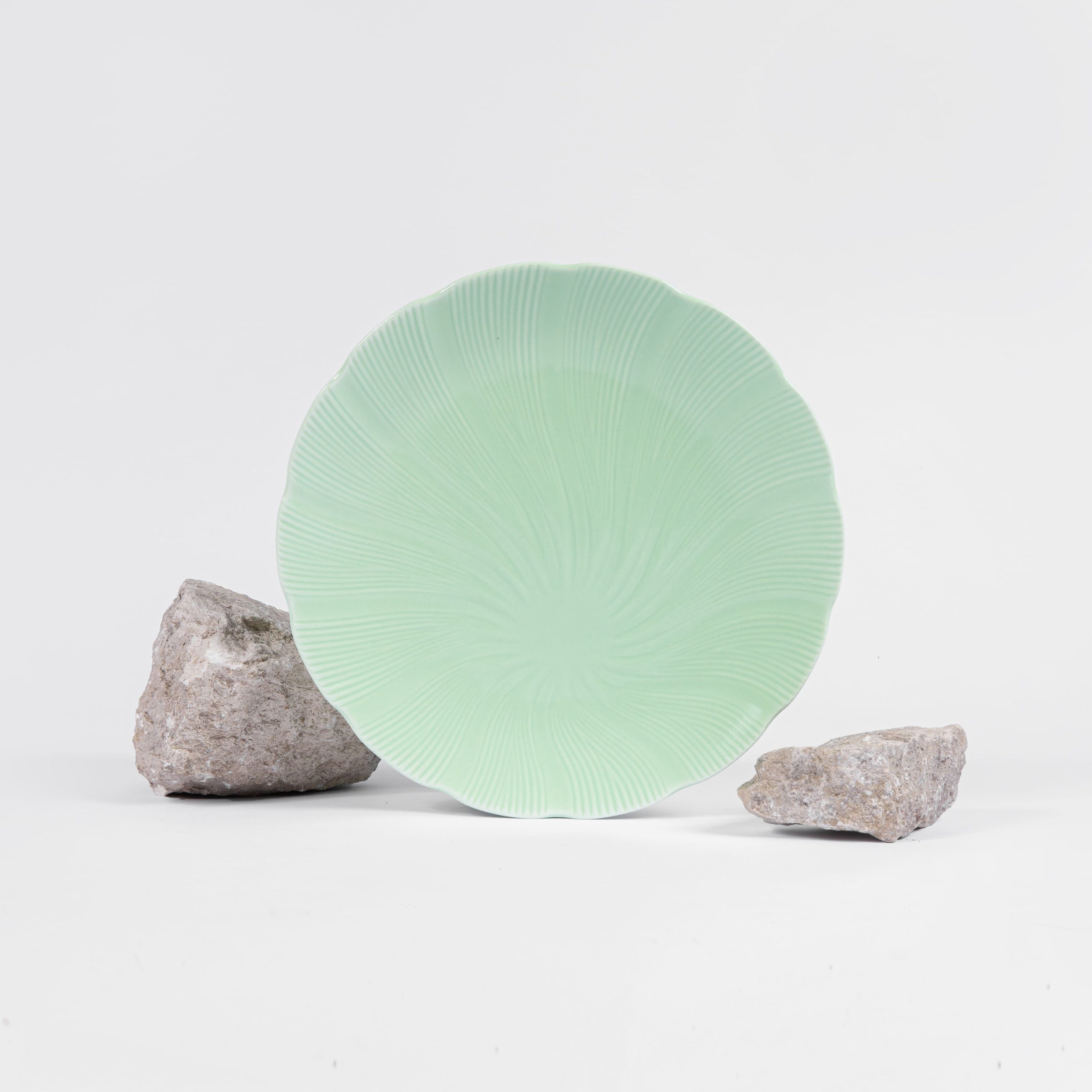 ogre-la-fabrique-tahiti-assiette-plate-verte-25-cm image 1