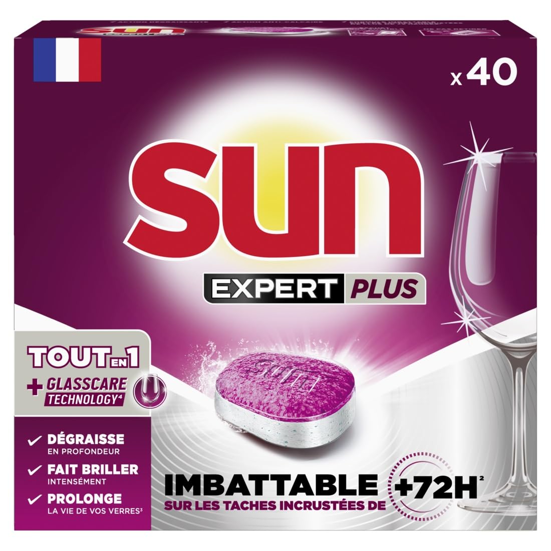 sun-expert-plus-tout-en-1-tablettes-lave-vaisselle-x40-verre-brillant image 2